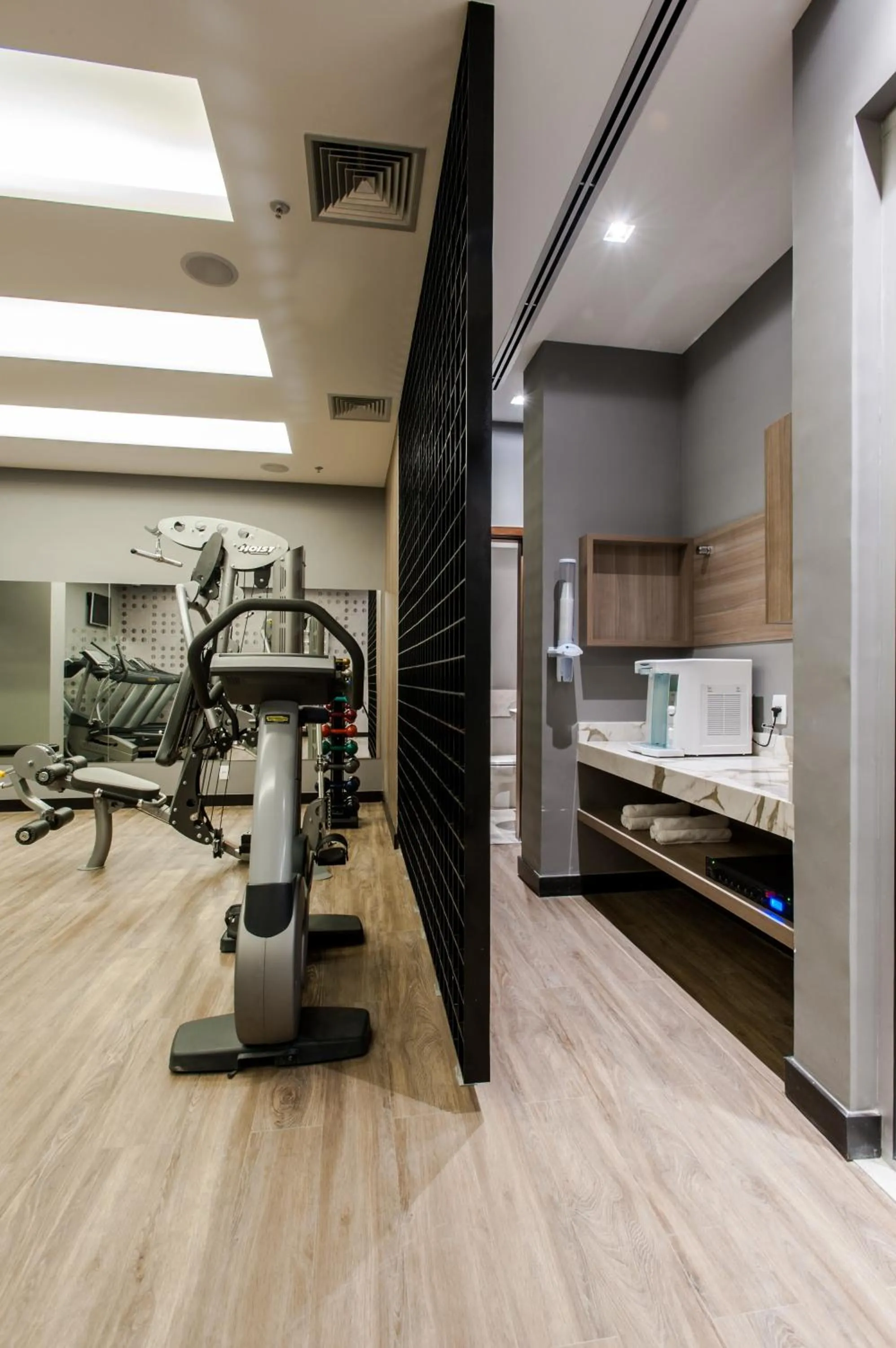 Fitness centre/facilities in Hotel Atlantico Prime