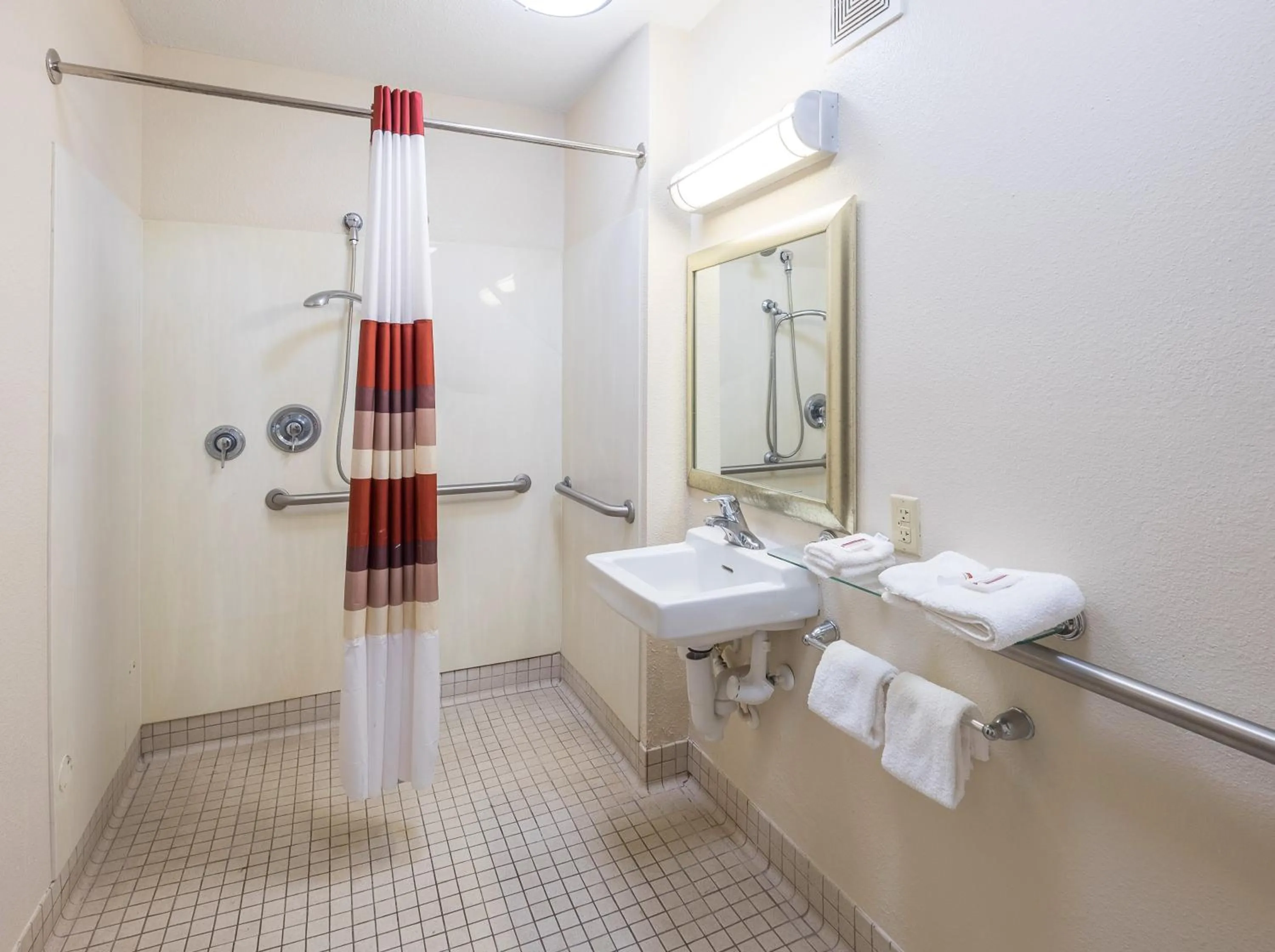 Bathroom in Red Roof Inn Jacksonville - Orange Park