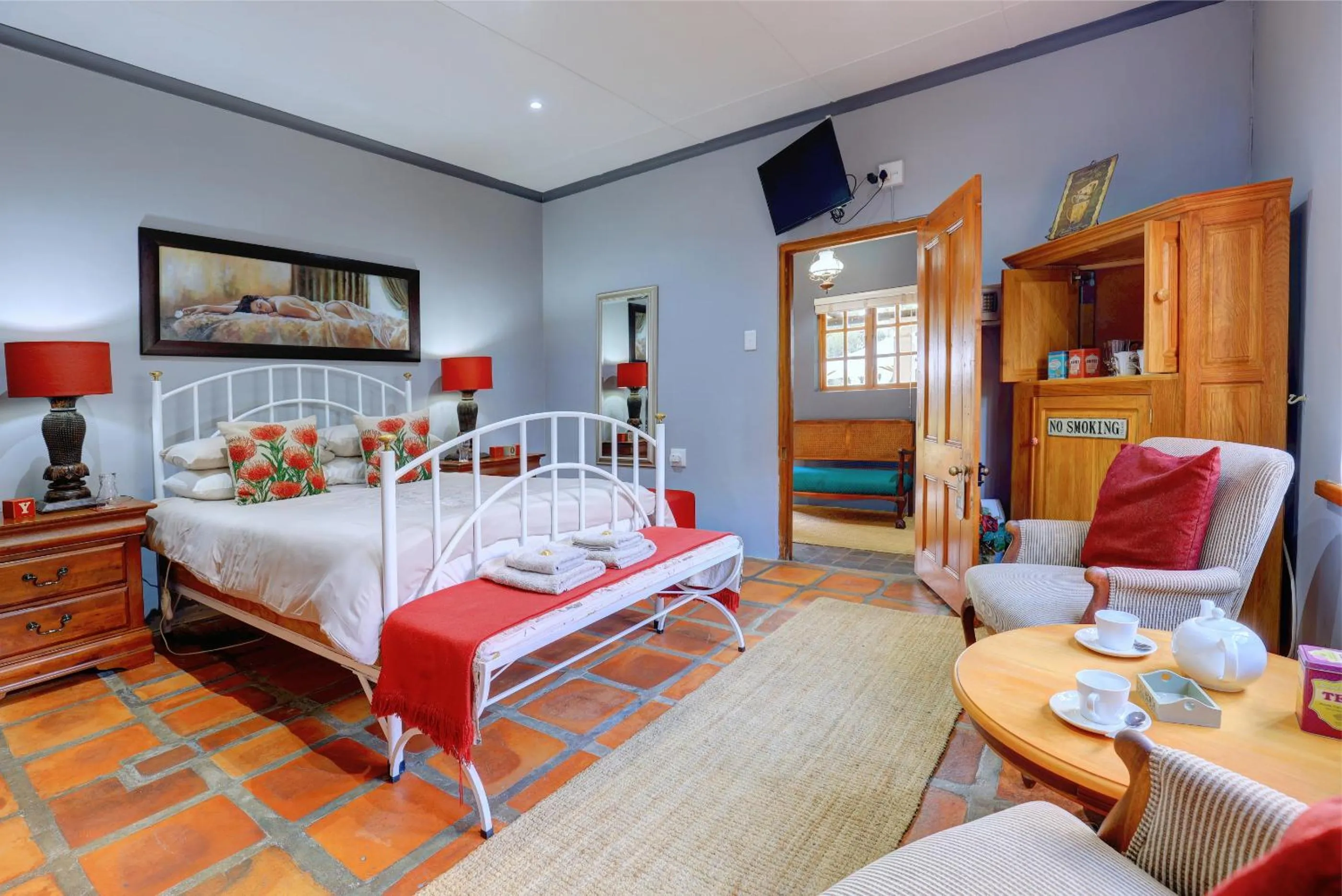 Coffee/tea facilities, Bed in Thylitshia Villa Country Guest House