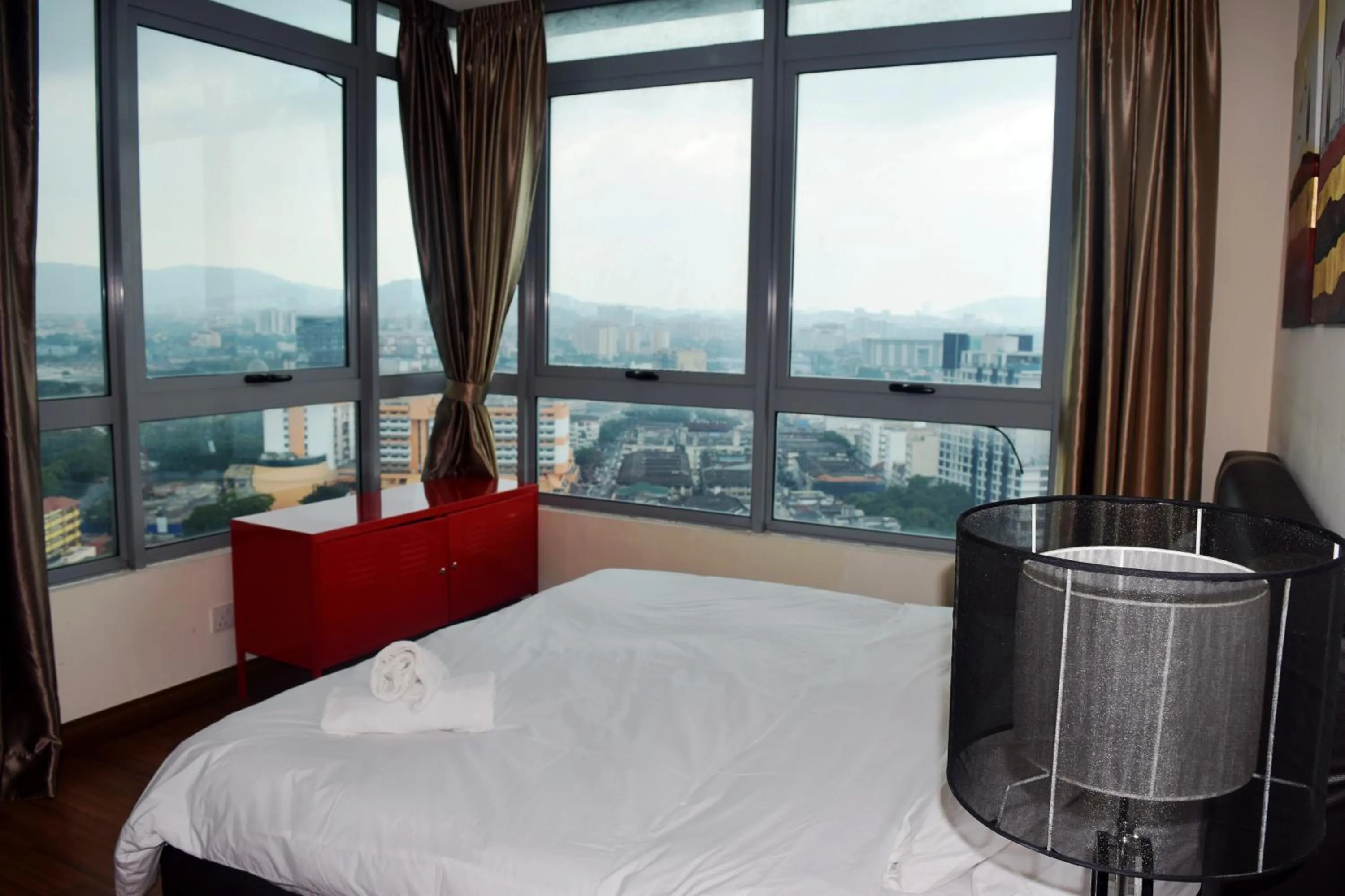 Bedroom, Bed in Taragon Residences