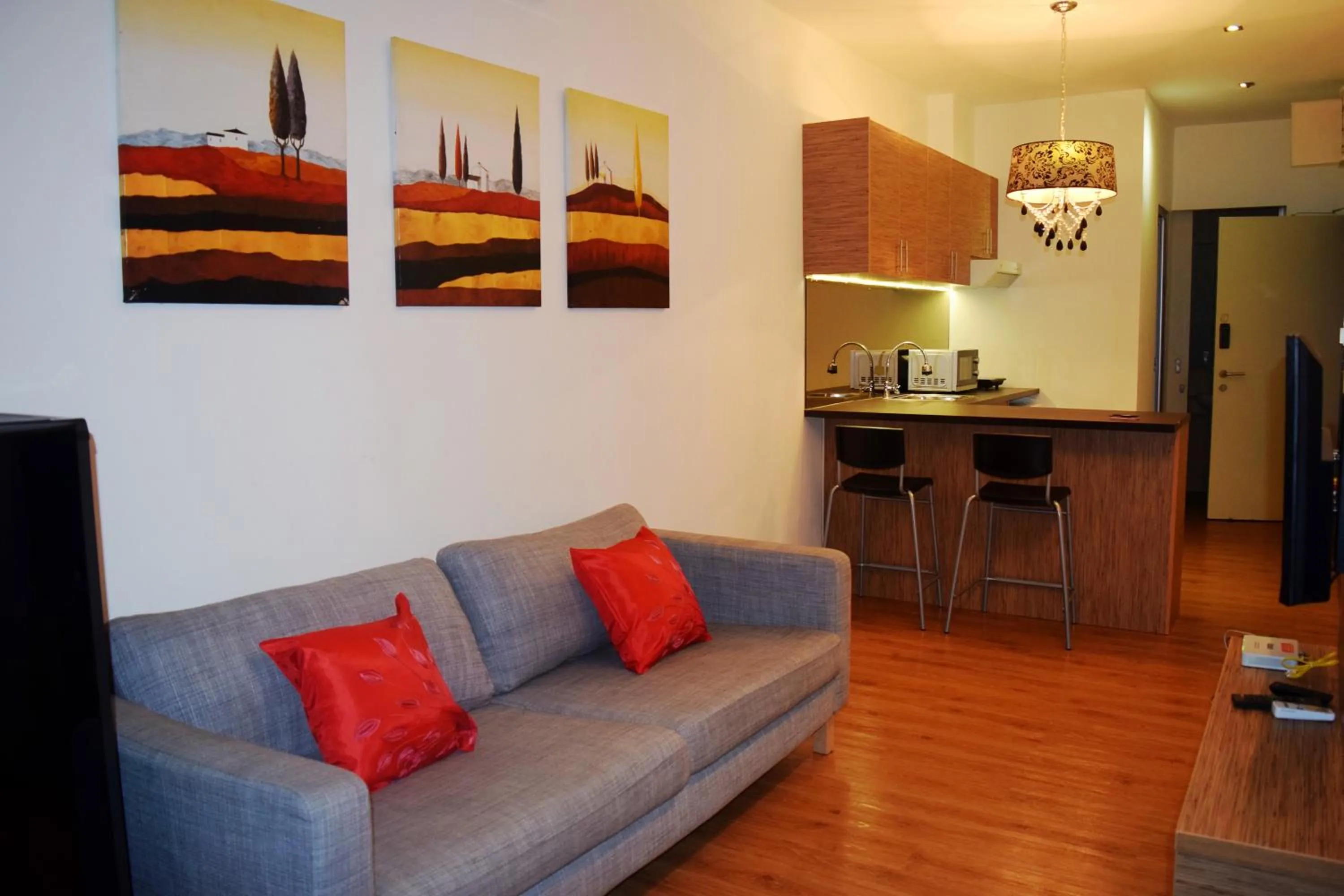 Living room in Taragon Residences