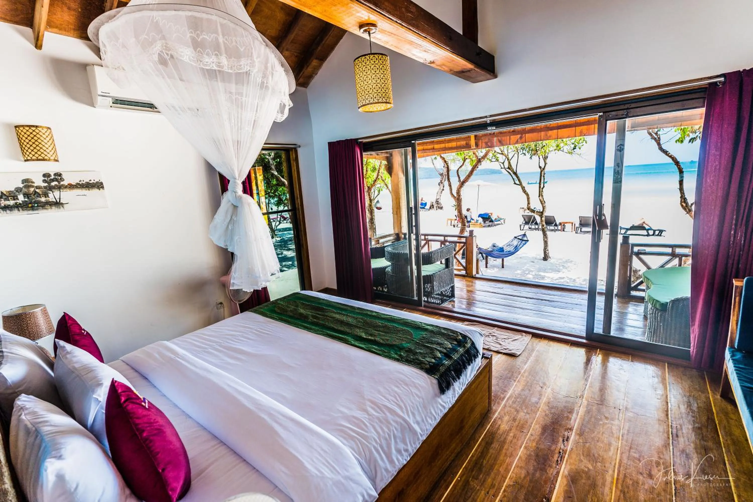 Bed in Sol Beach Resort