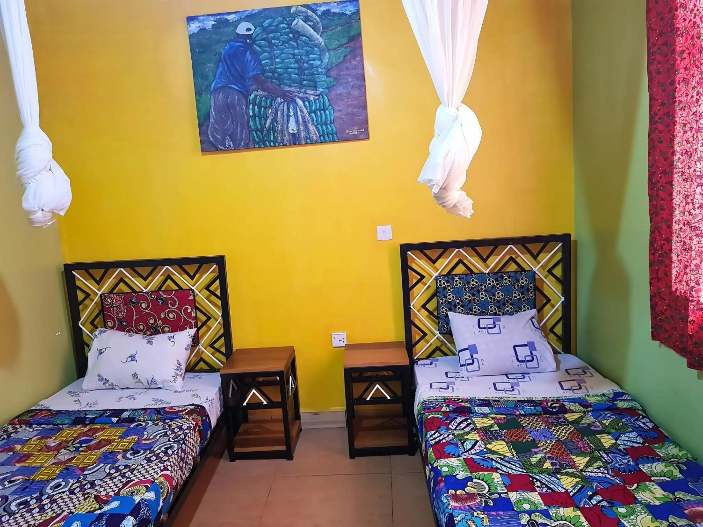 Bed in Yambi Guesthouse