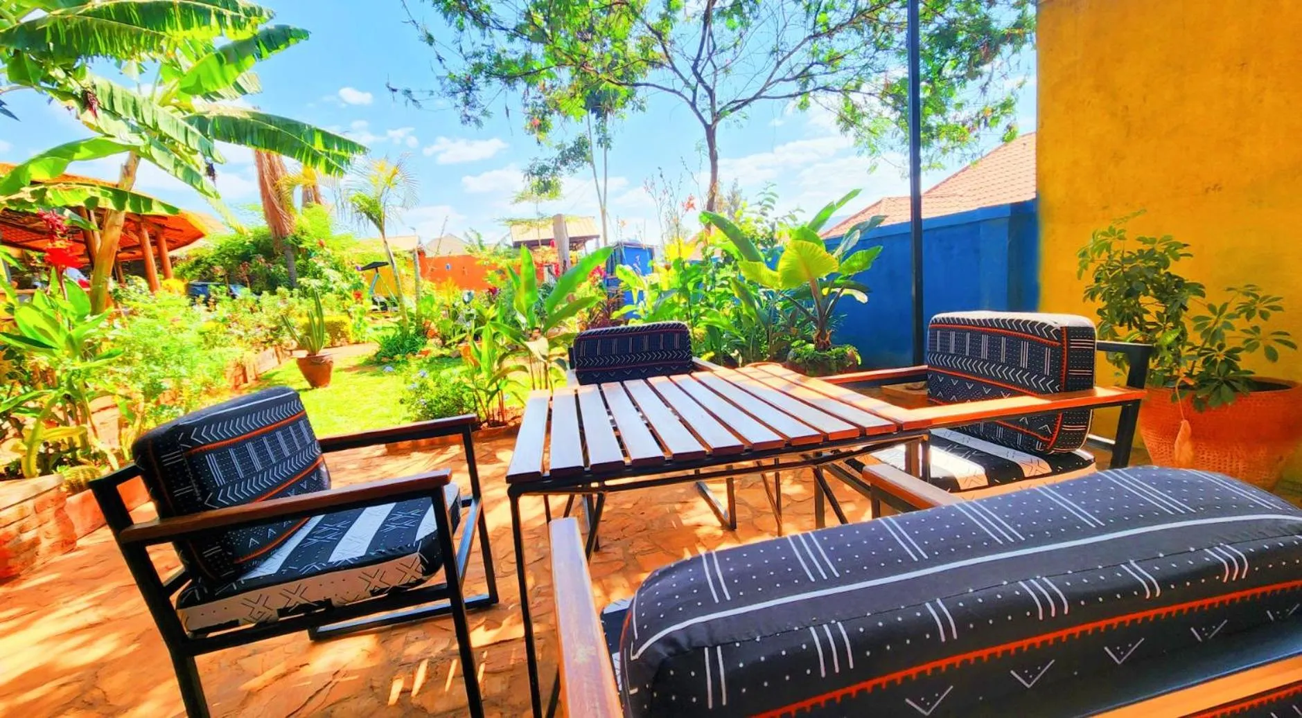 Patio in Yambi Guesthouse