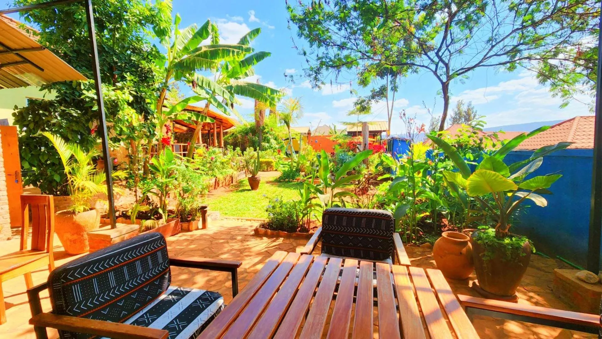 Patio in Yambi Guesthouse