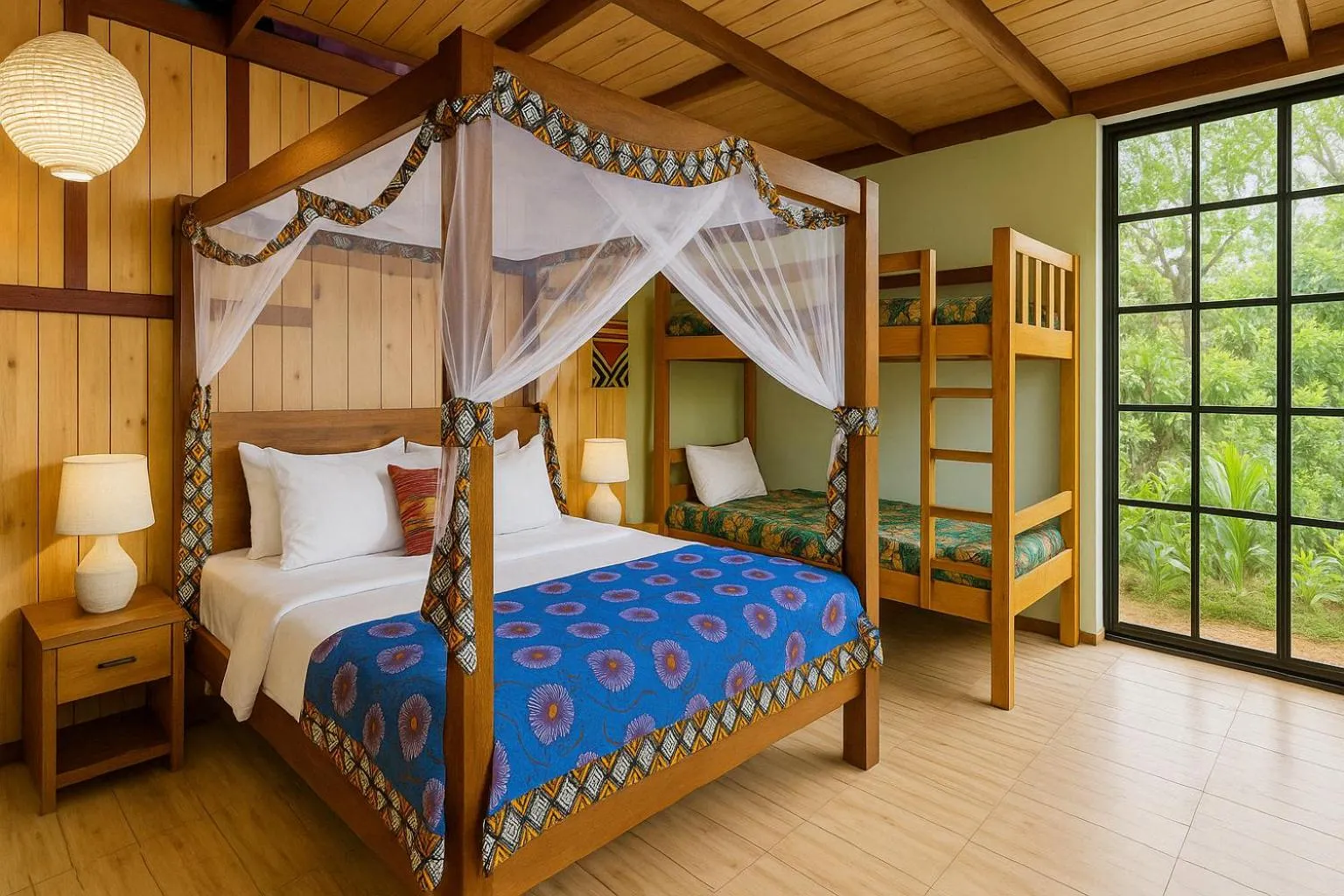 Bed in Yambi Guesthouse