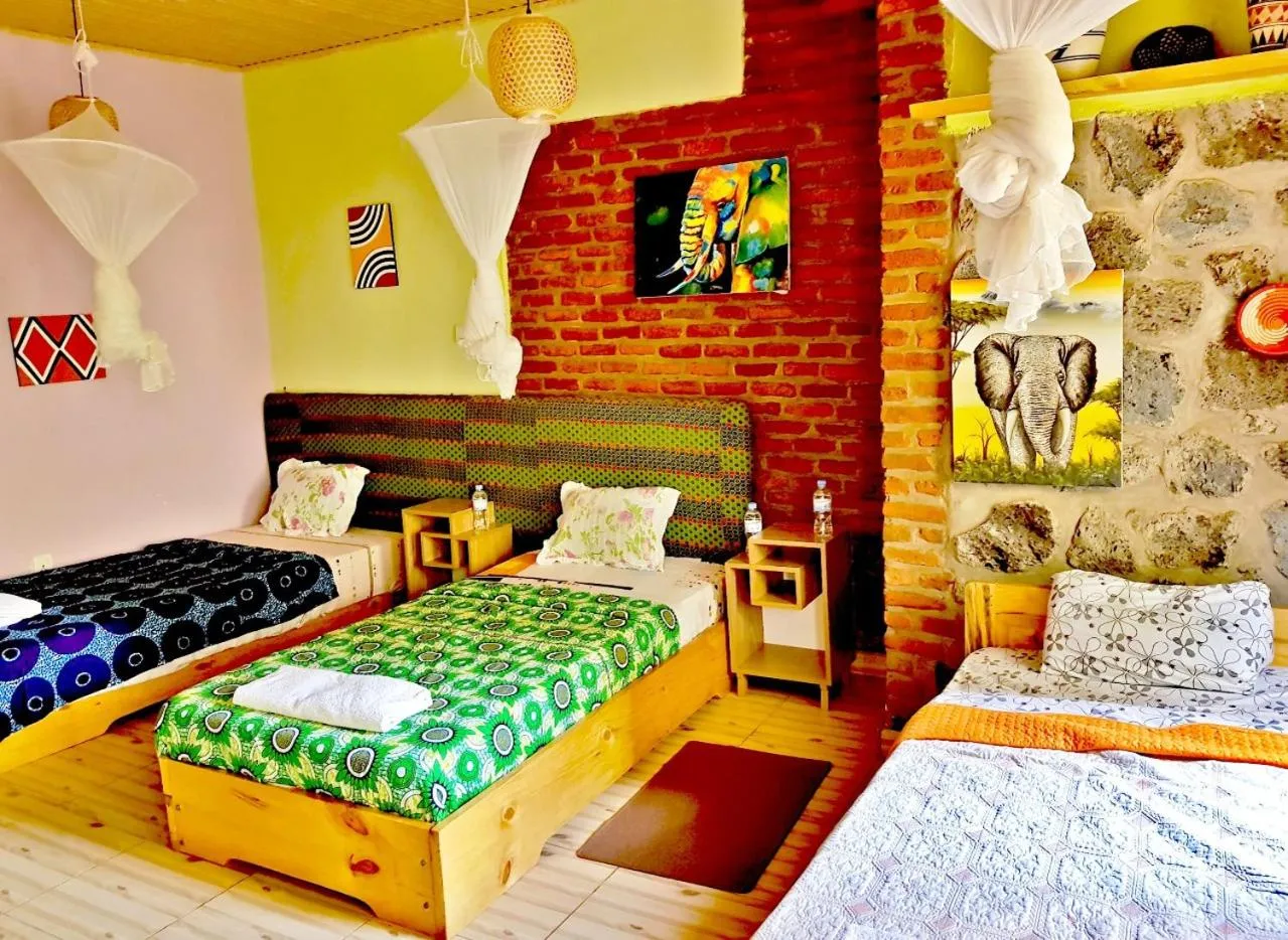 Bed in Yambi Guesthouse