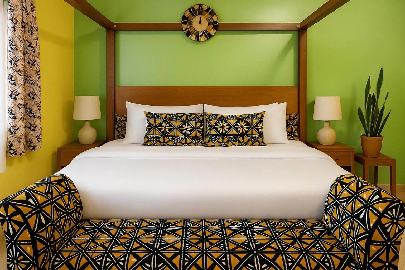 Bed in Yambi Guesthouse