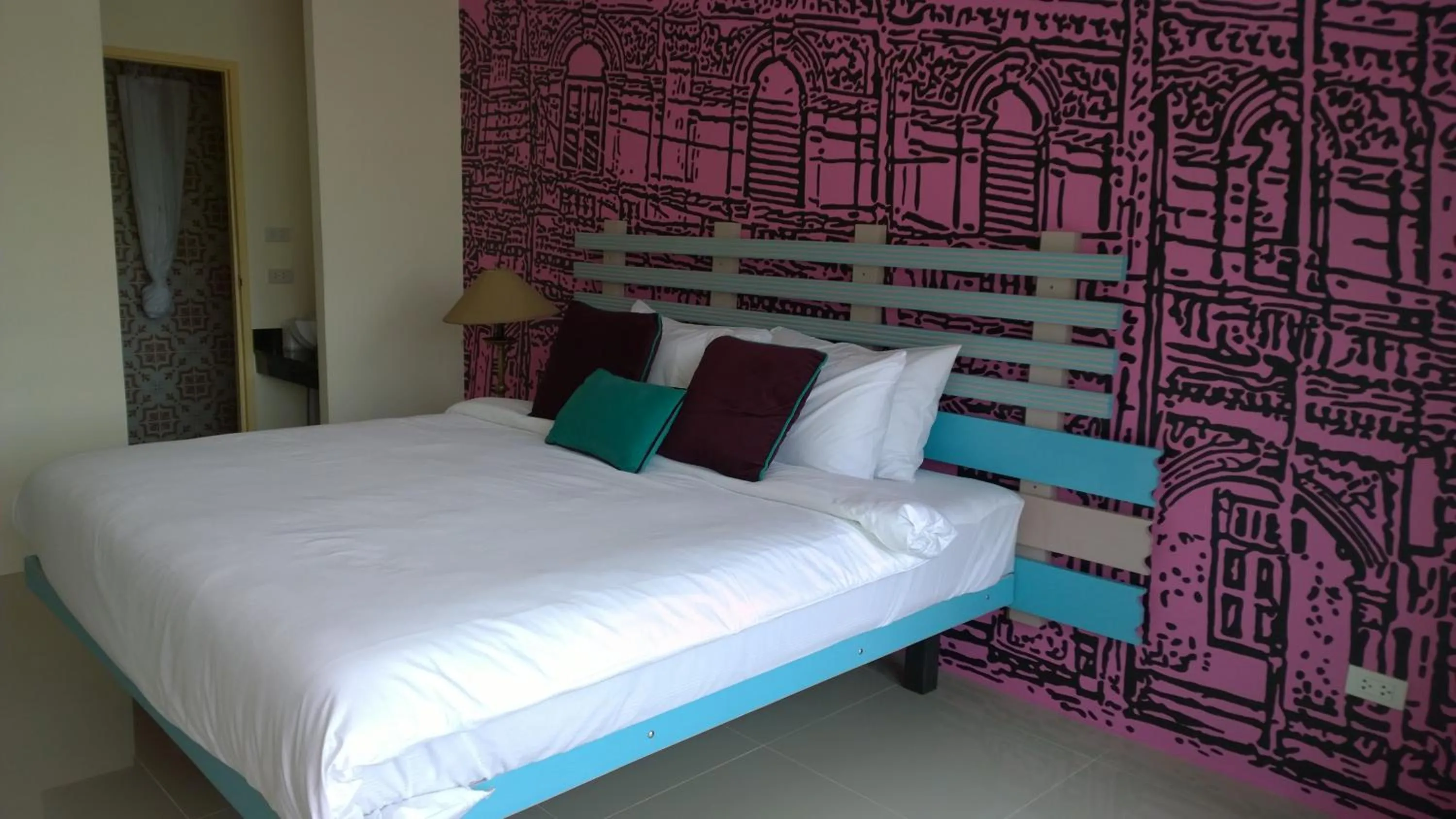 Photo of the whole room, Bed in The Pho Thong Phuket