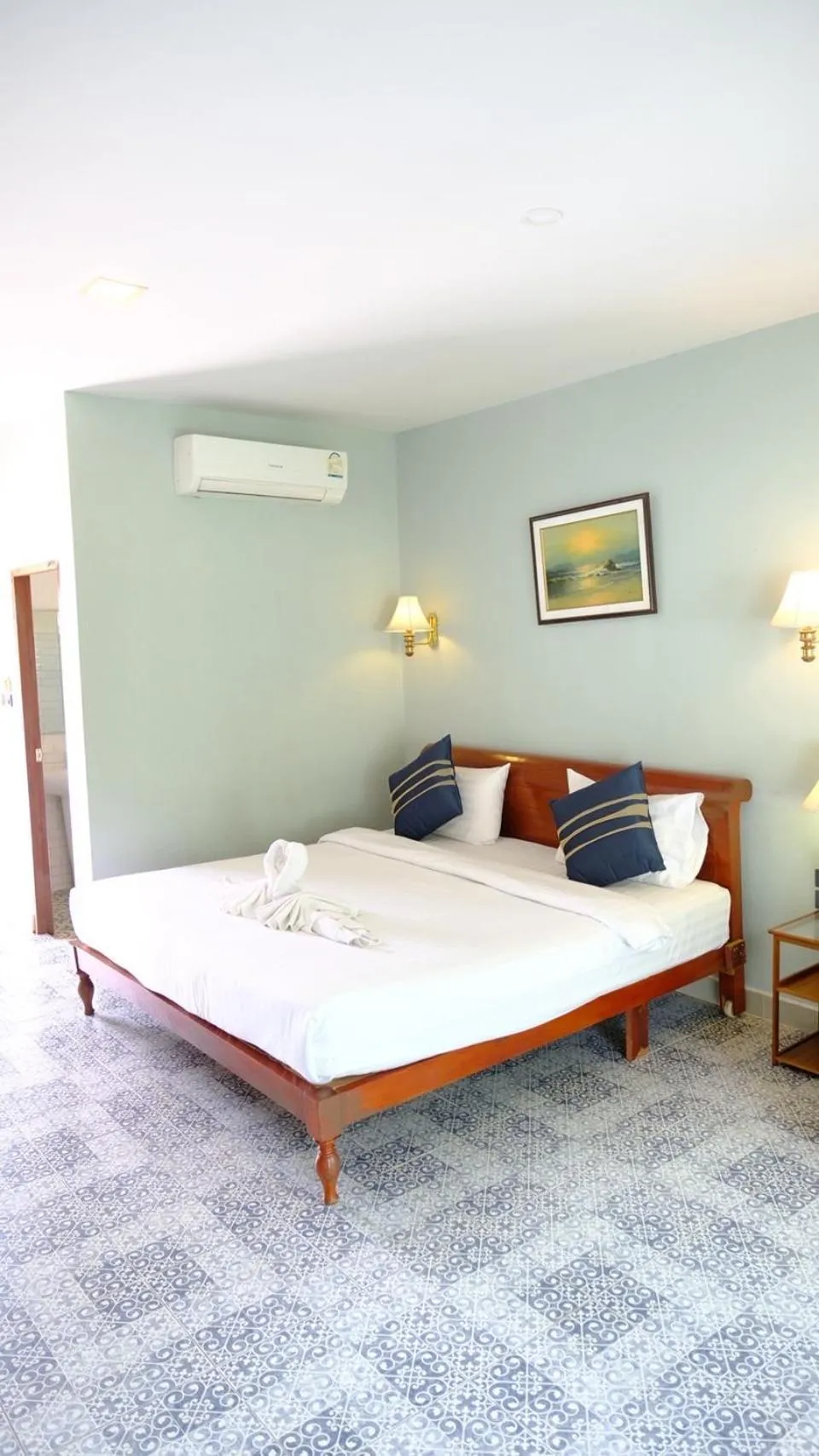 Bed in Bora Bora Villa Phuket