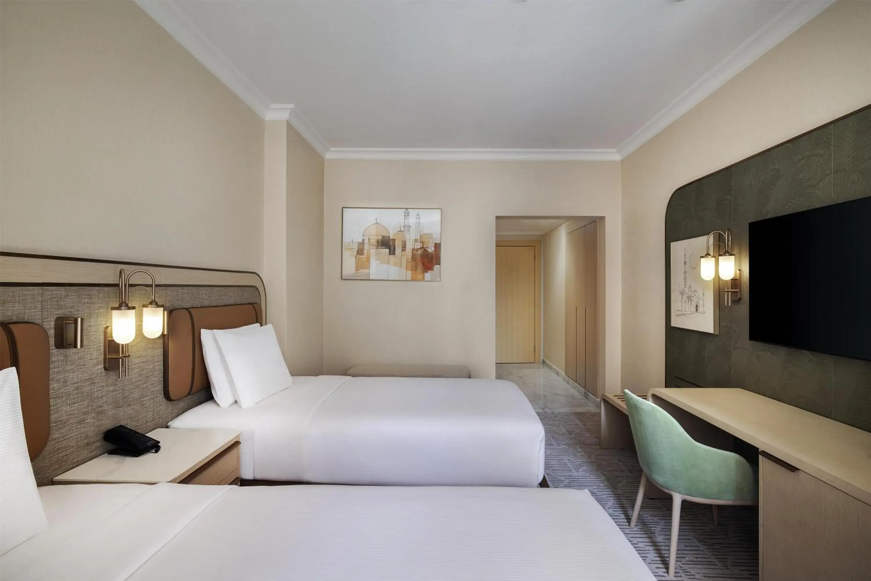 Twin Room in Diyar Ajwa, Tapestry Collection By Hilton Twin Room in Diyar Ajwa, Tapestry Collection By Hilton