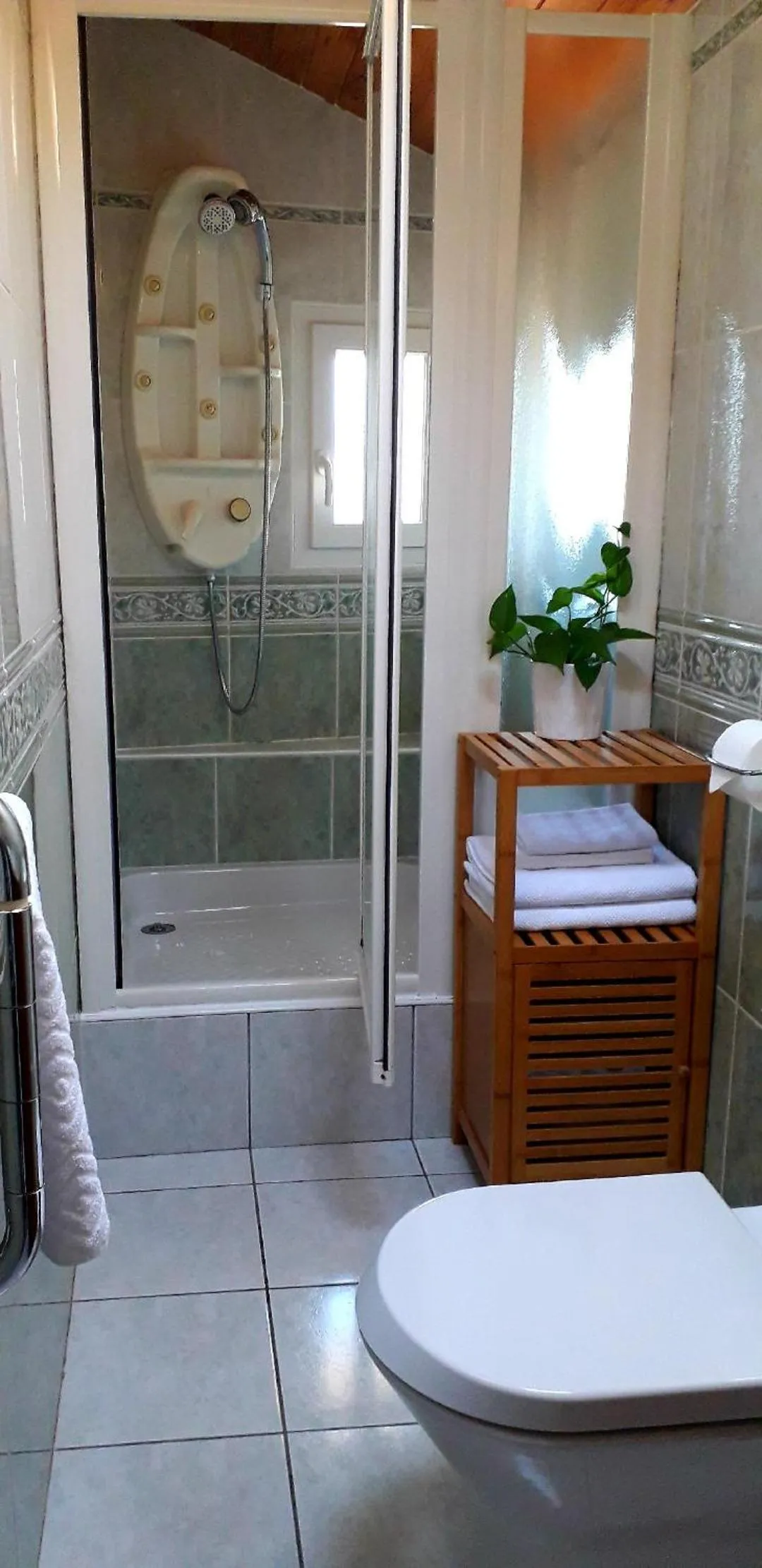 Shower in Maison Bidegain Berria