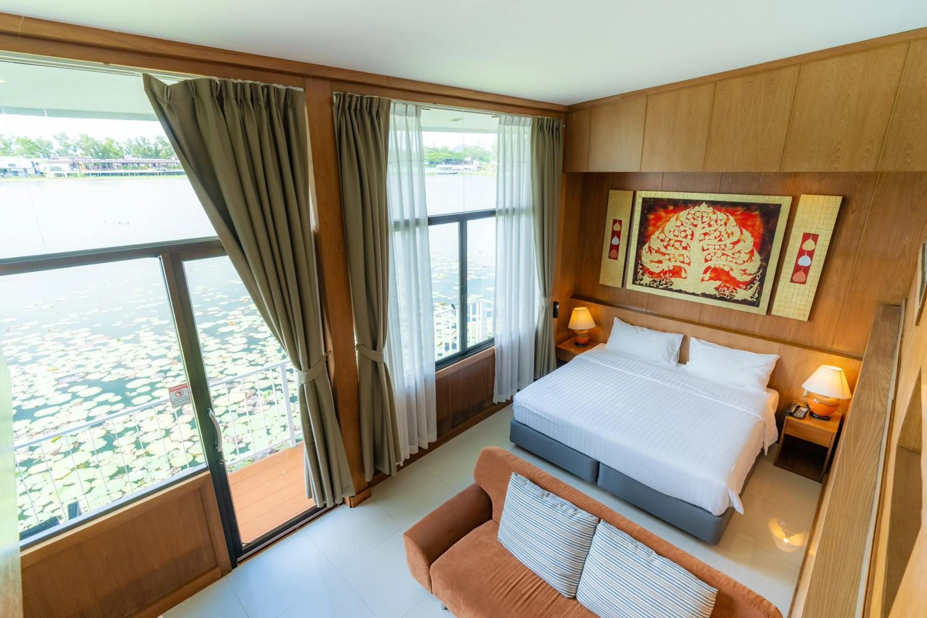 View (from property/room), Bed in Chabana Resort Bang-tao Beach Phuket- SHA Extra Plus