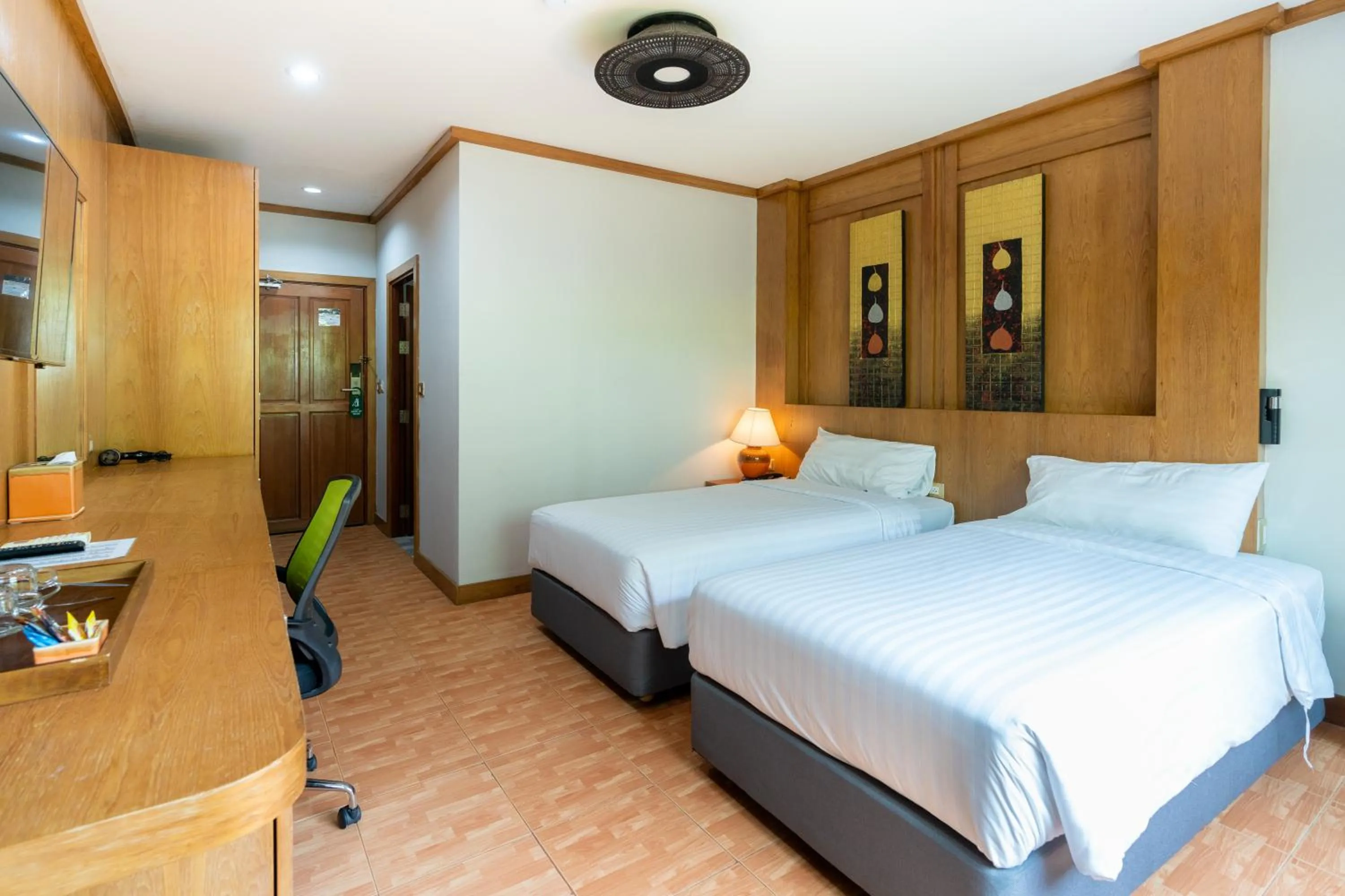 Bed in Chabana Resort Bang-tao Beach Phuket- SHA Extra Plus