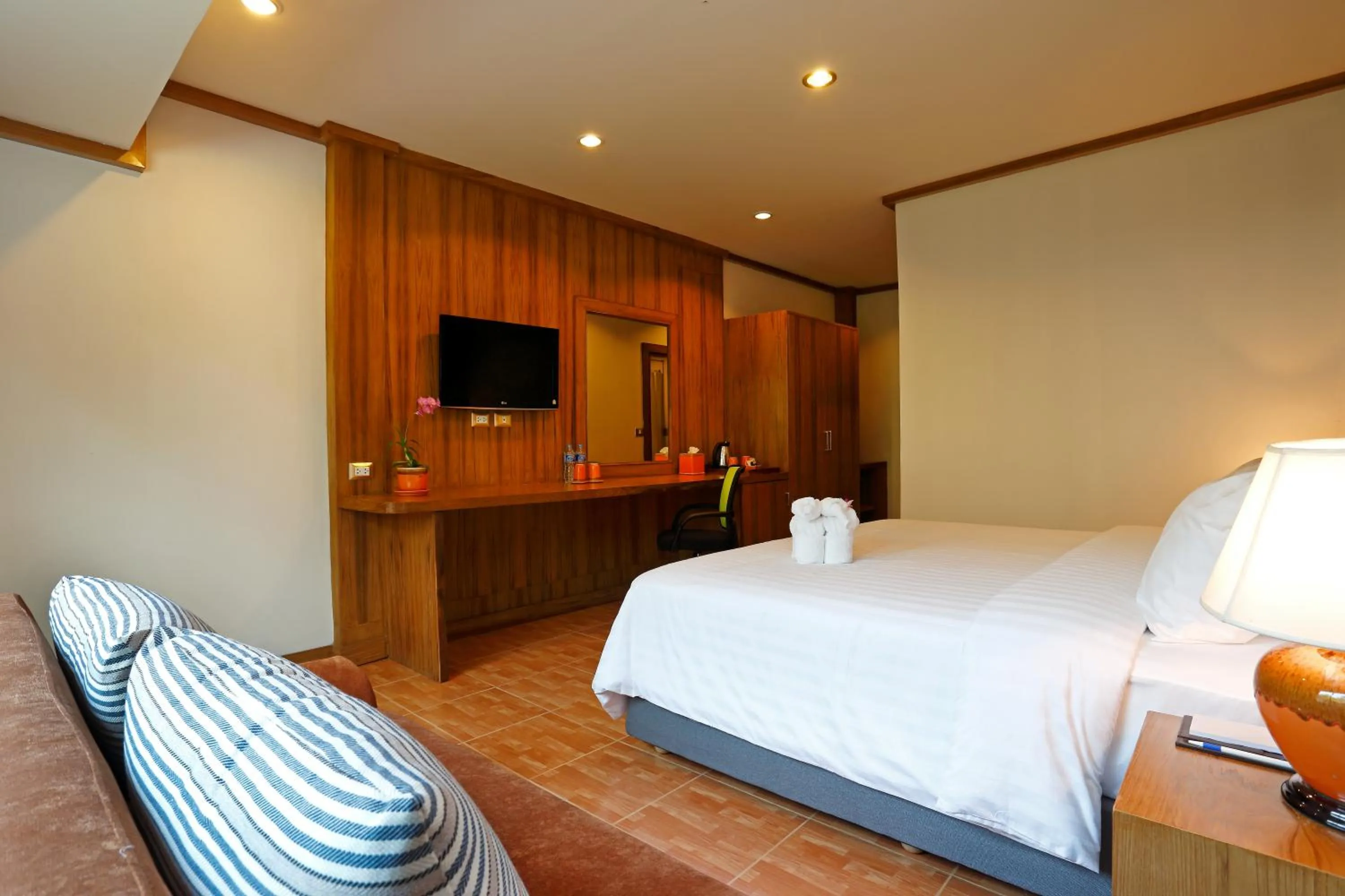Photo of the whole room, Bed in Chabana Resort Bang-tao Beach Phuket- SHA Extra Plus