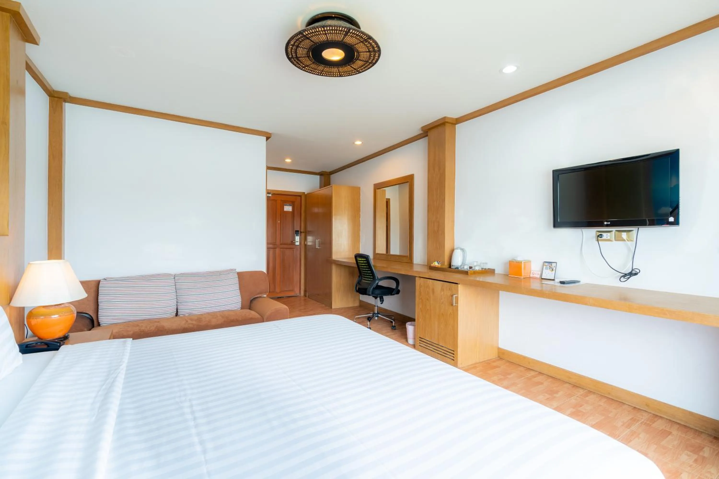 Bed in Chabana Resort Bang-tao Beach Phuket- SHA Extra Plus