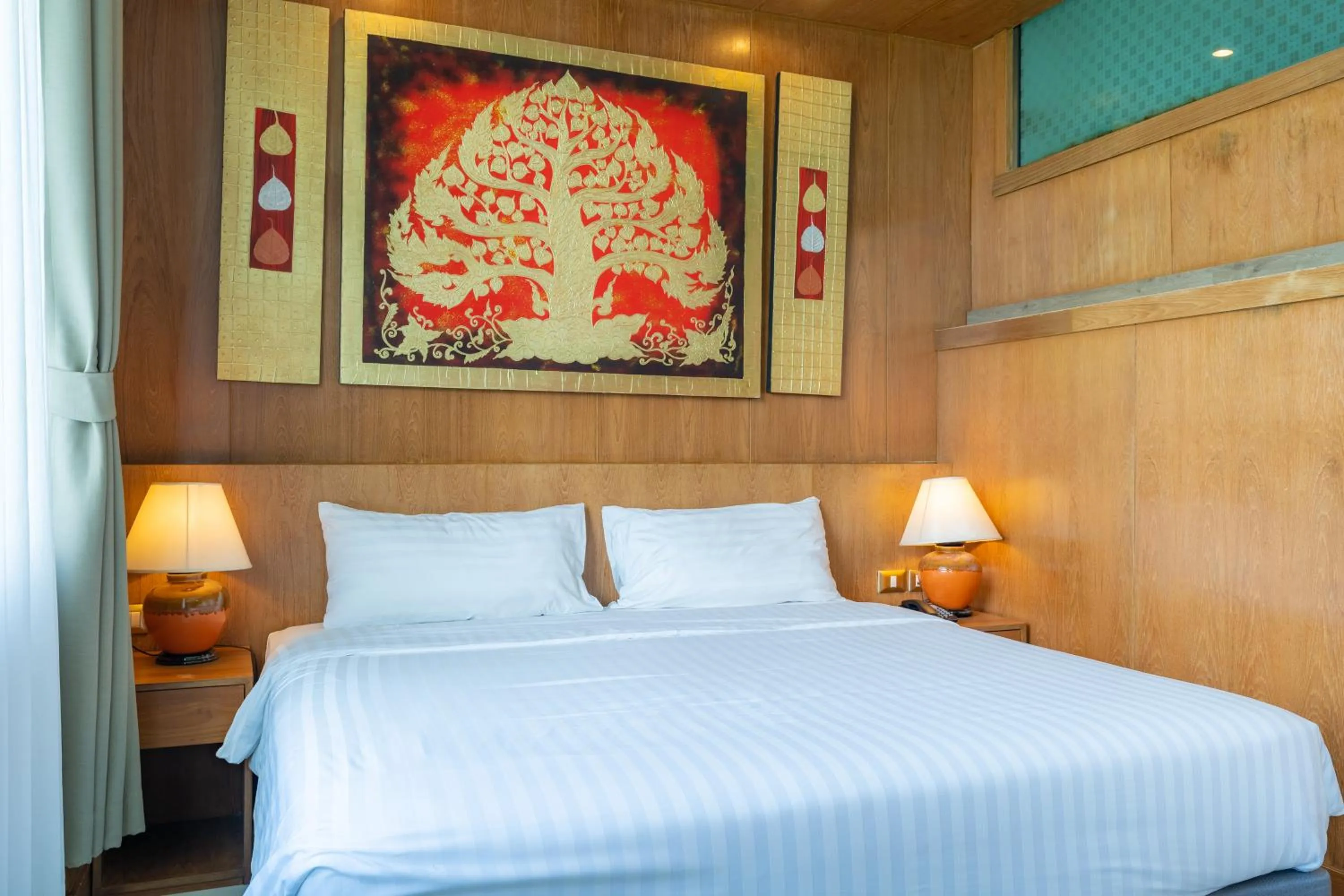Bed in Chabana Resort Bang-tao Beach Phuket- SHA Extra Plus