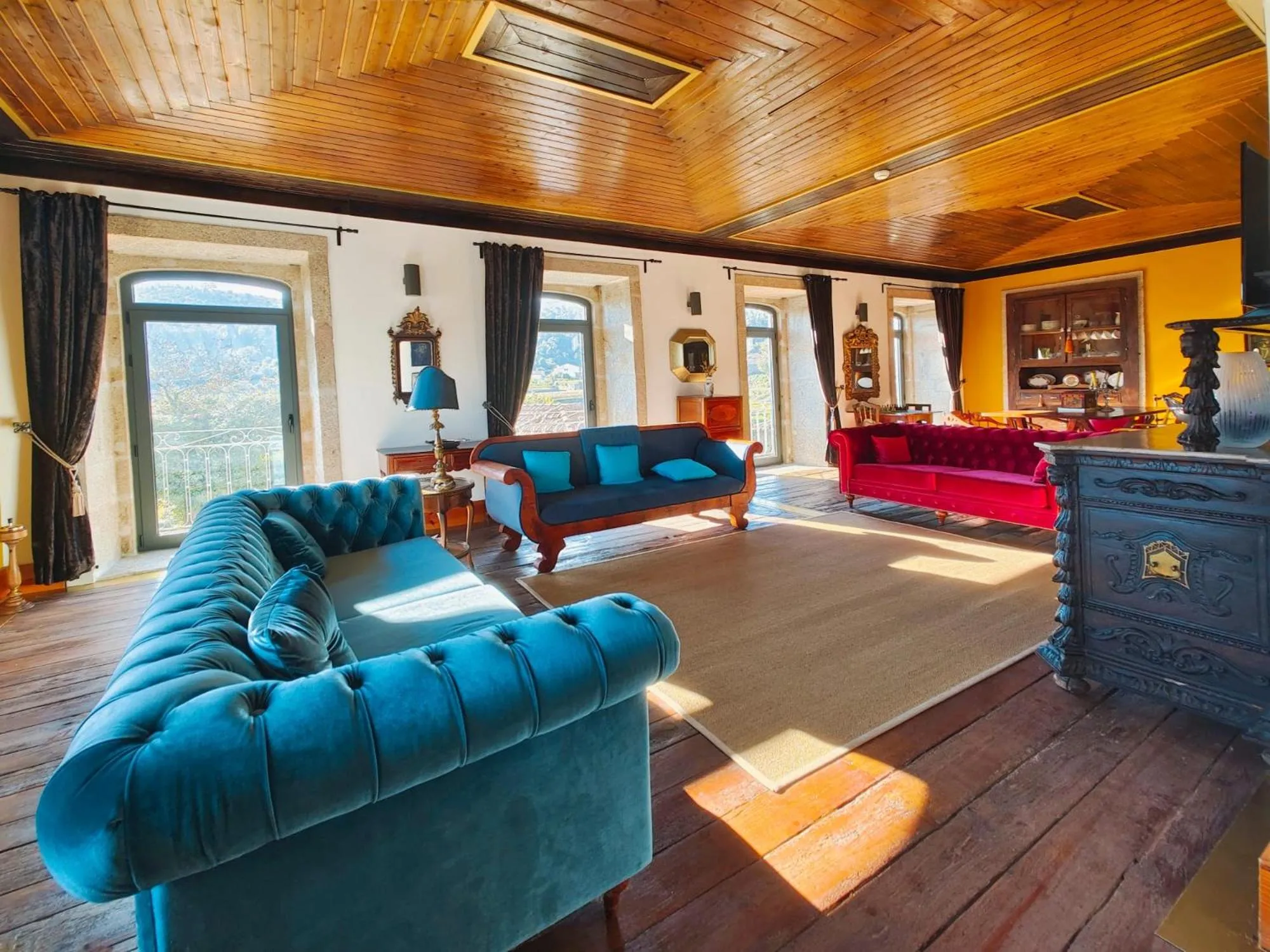 Living room in Paço de Vilharigues