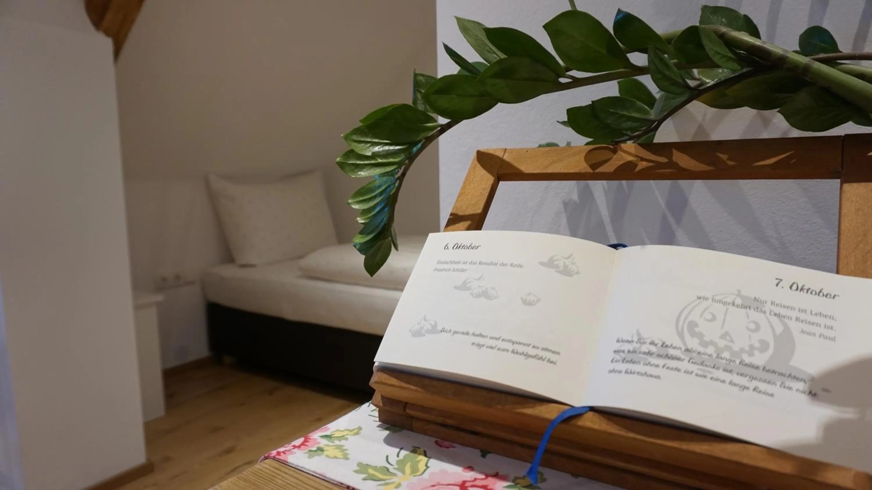 Bed in Waldrast Bed & Breakfast