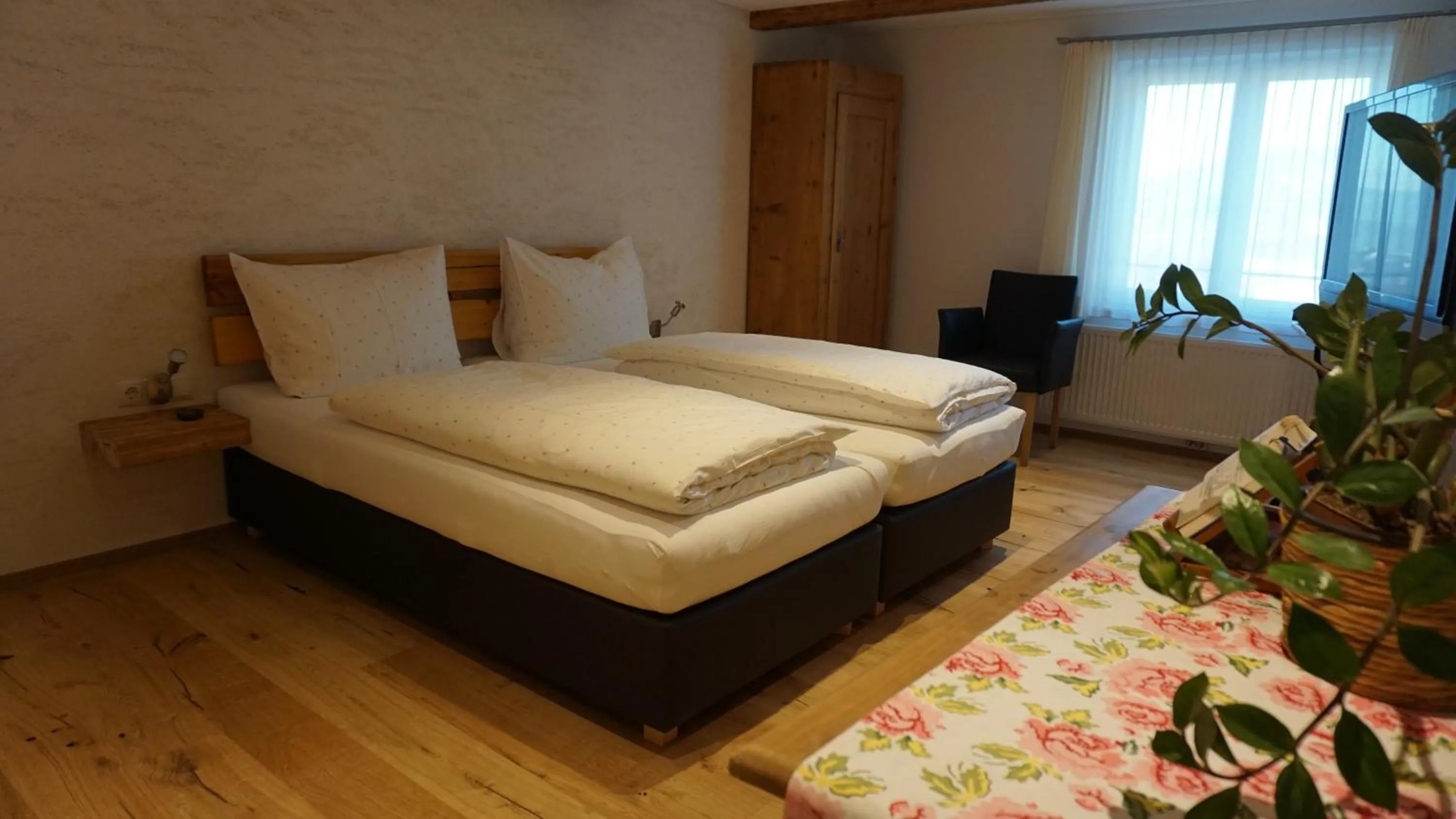 Bed in Waldrast Bed & Breakfast