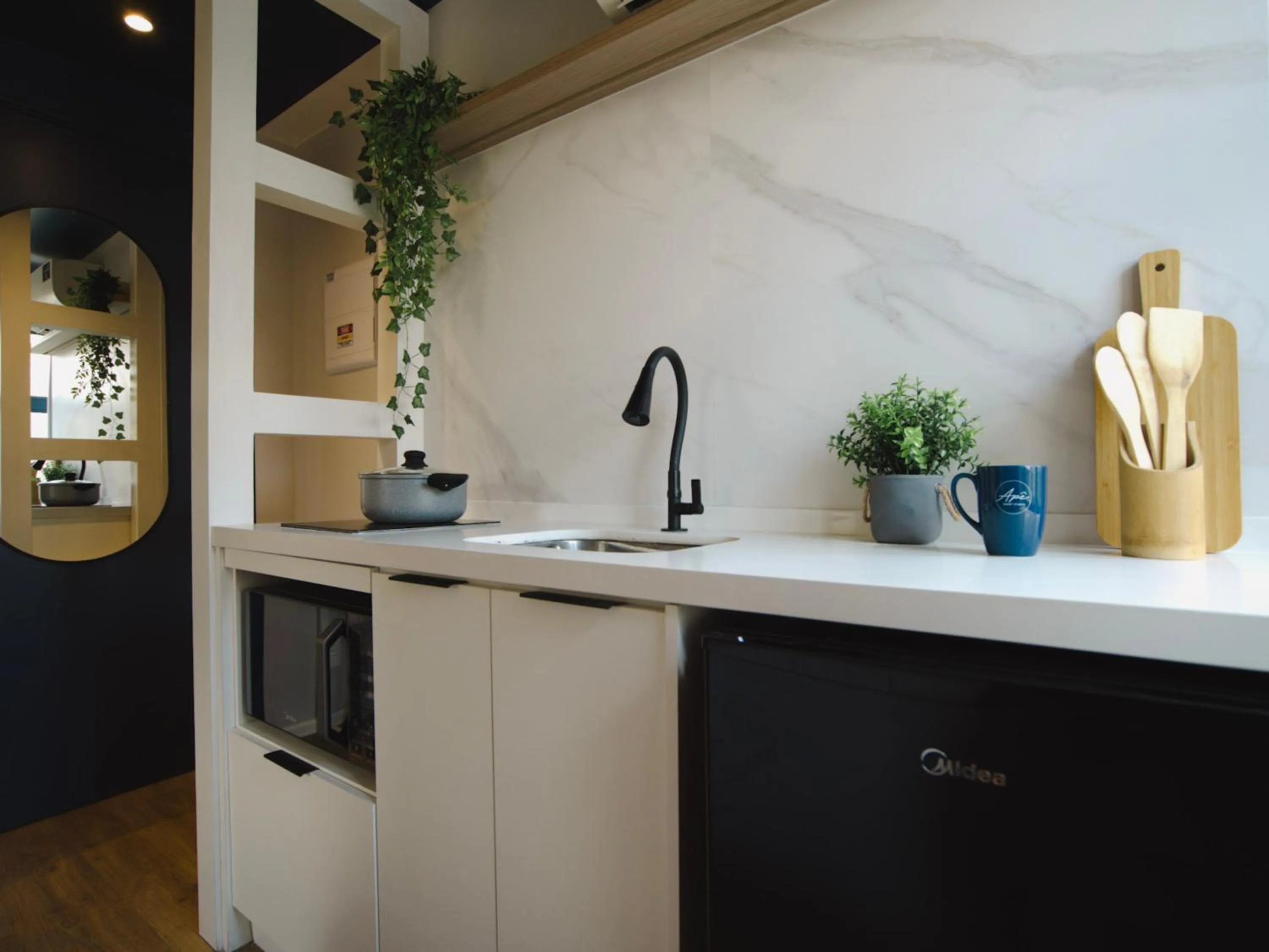 Kitchen or kitchenette in Apê Itaim Bibi - Soft Opening