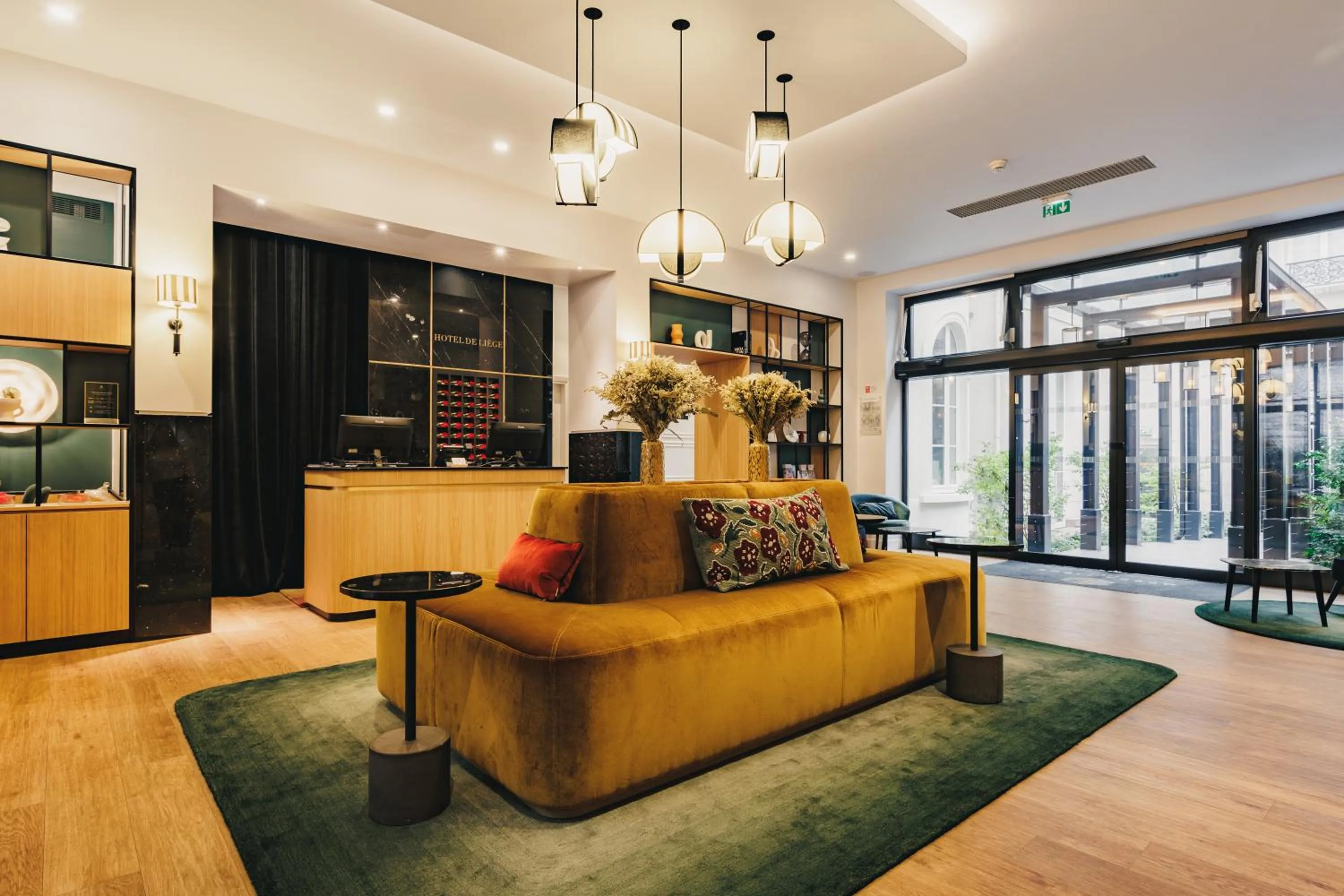 Lobby or reception in Hôtel Opéra Liège