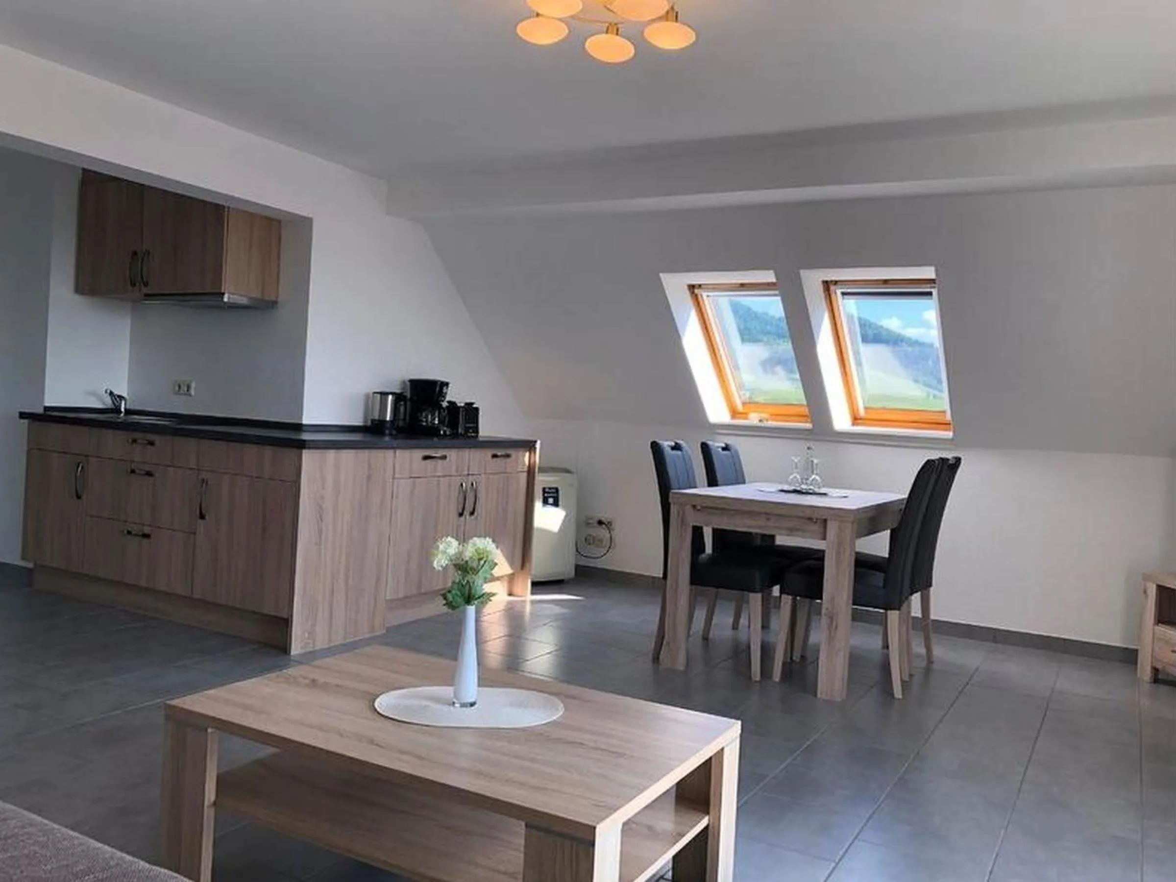 Kitchen or kitchenette in Hotel & Restaurant Weinberg