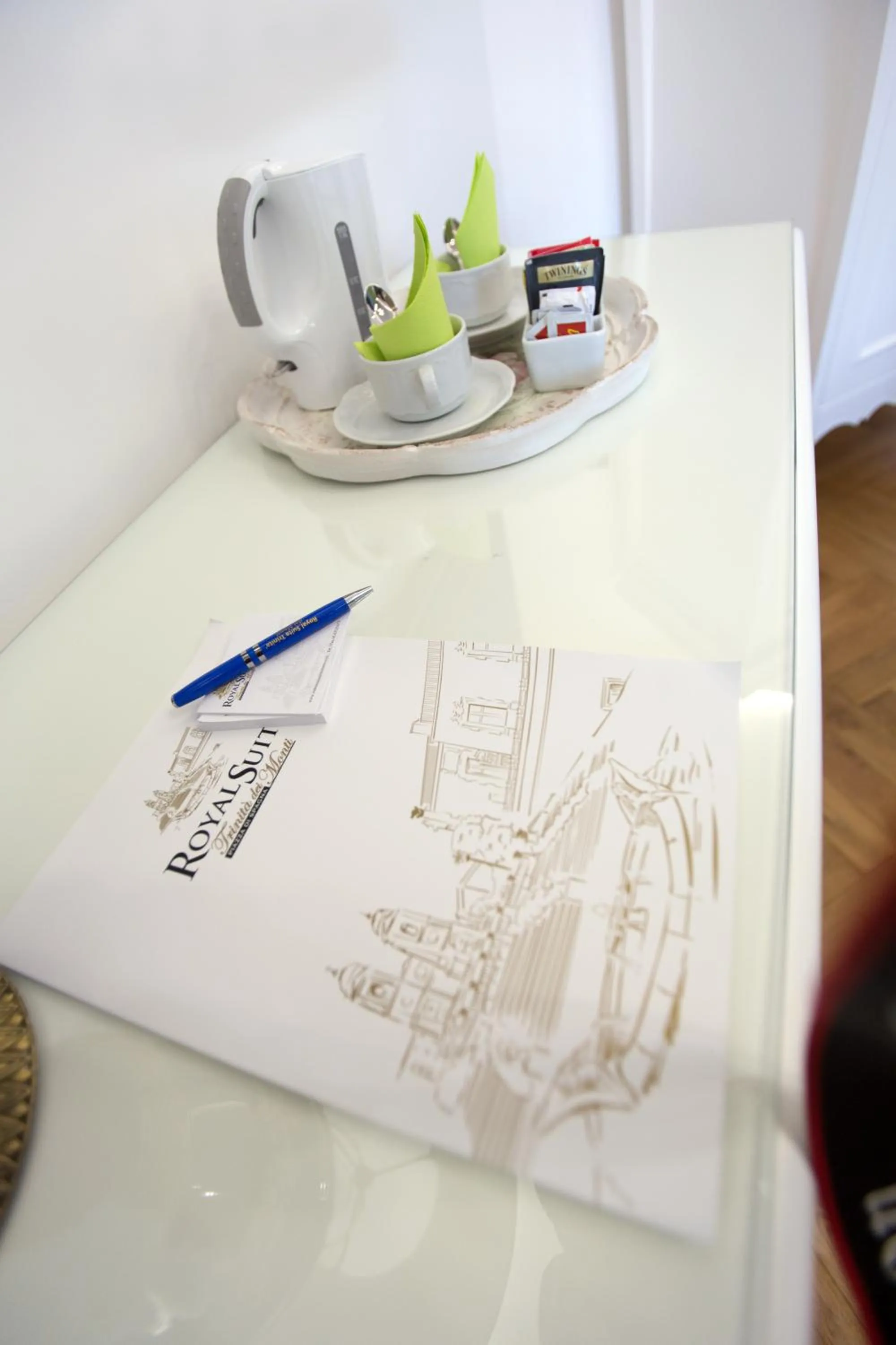 Decorative detail in Royal Suite Trinità Dei Monti