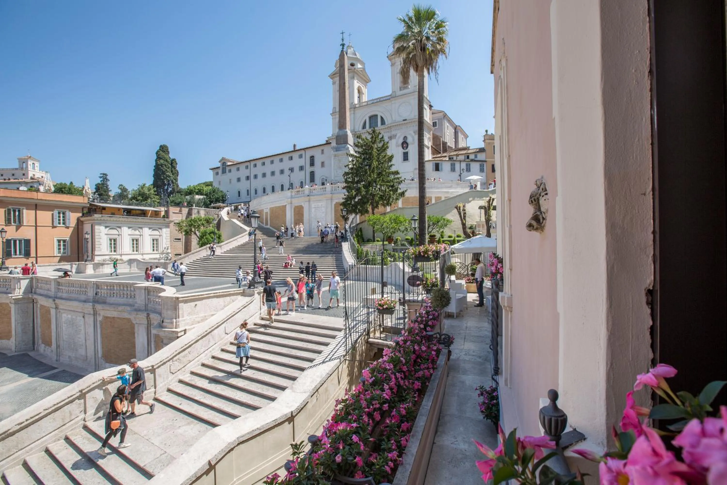 Landmark view in Royal Suite Trinità Dei Monti