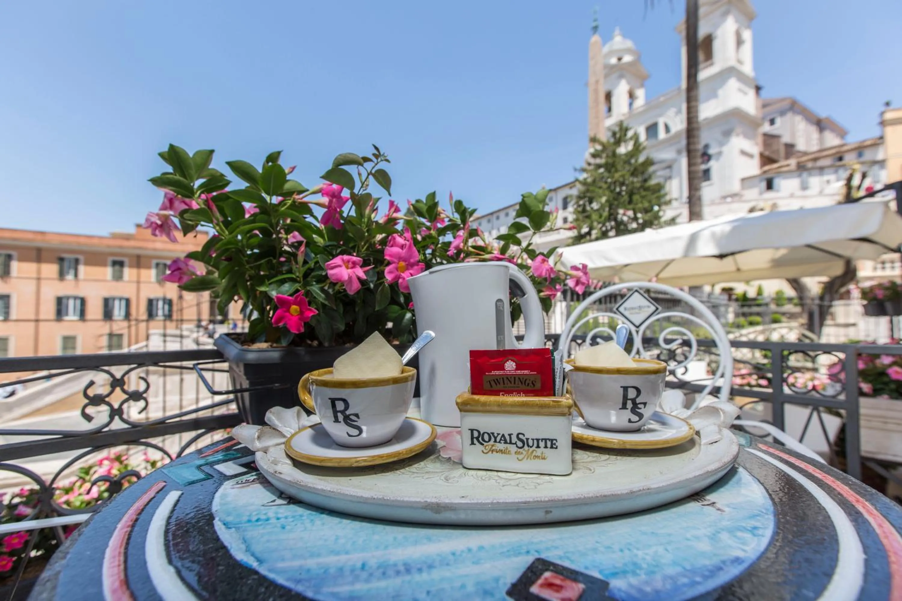 Balcony/Terrace in Royal Suite Trinità Dei Monti