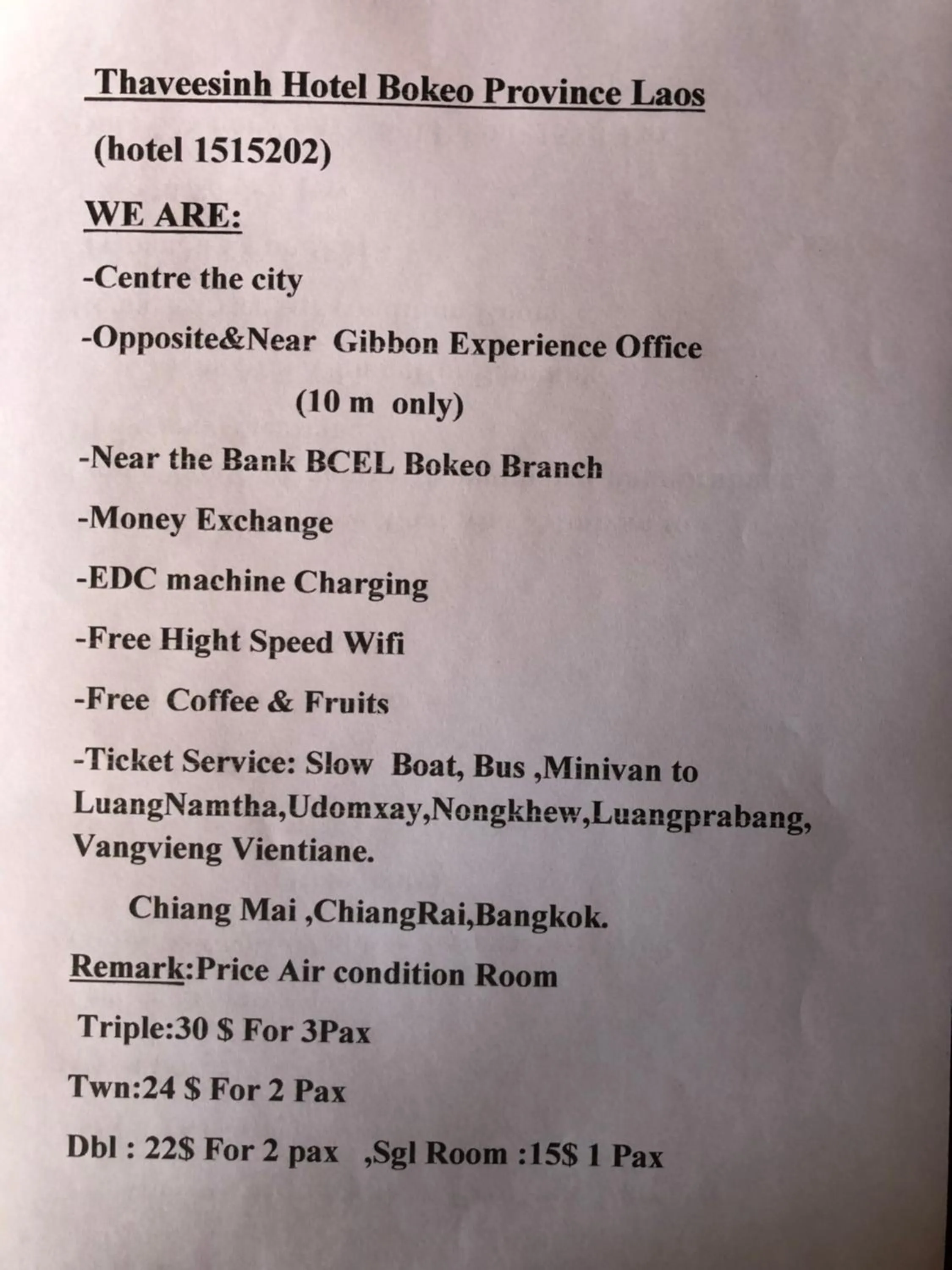 Thaveesinh Hotel