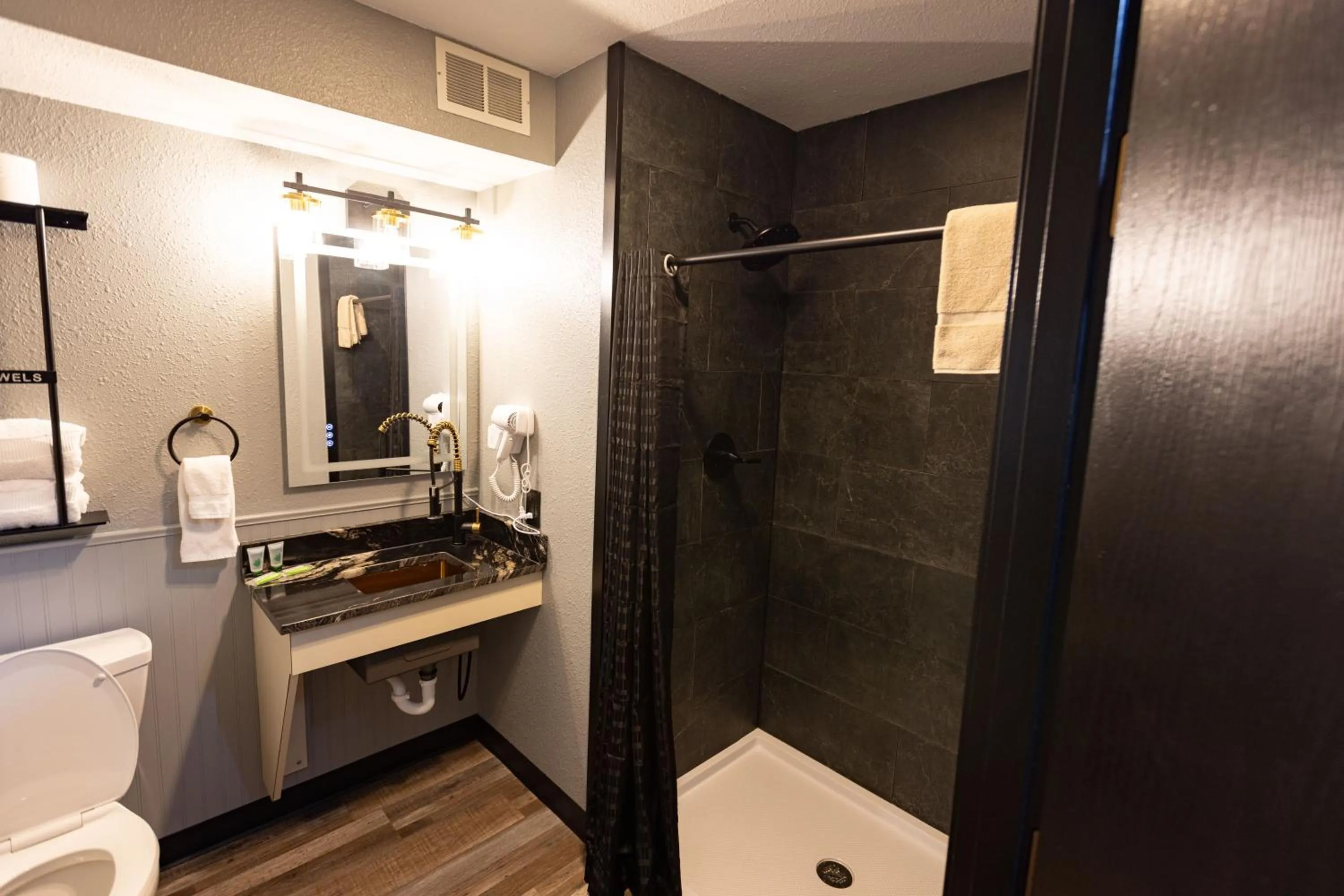 Shower in Plymouth Suites