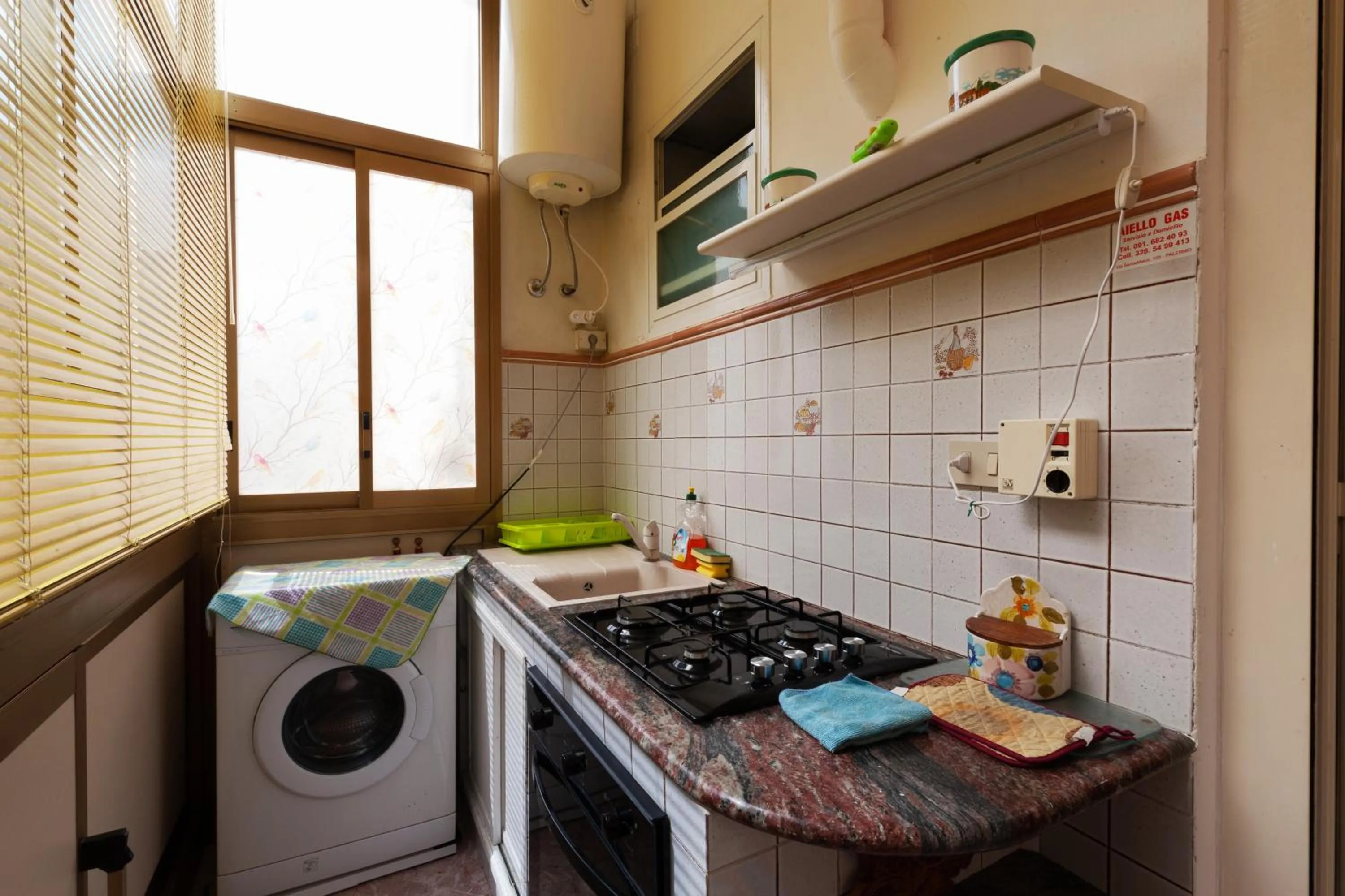 Kitchen or kitchenette in Holiday Apartment My House