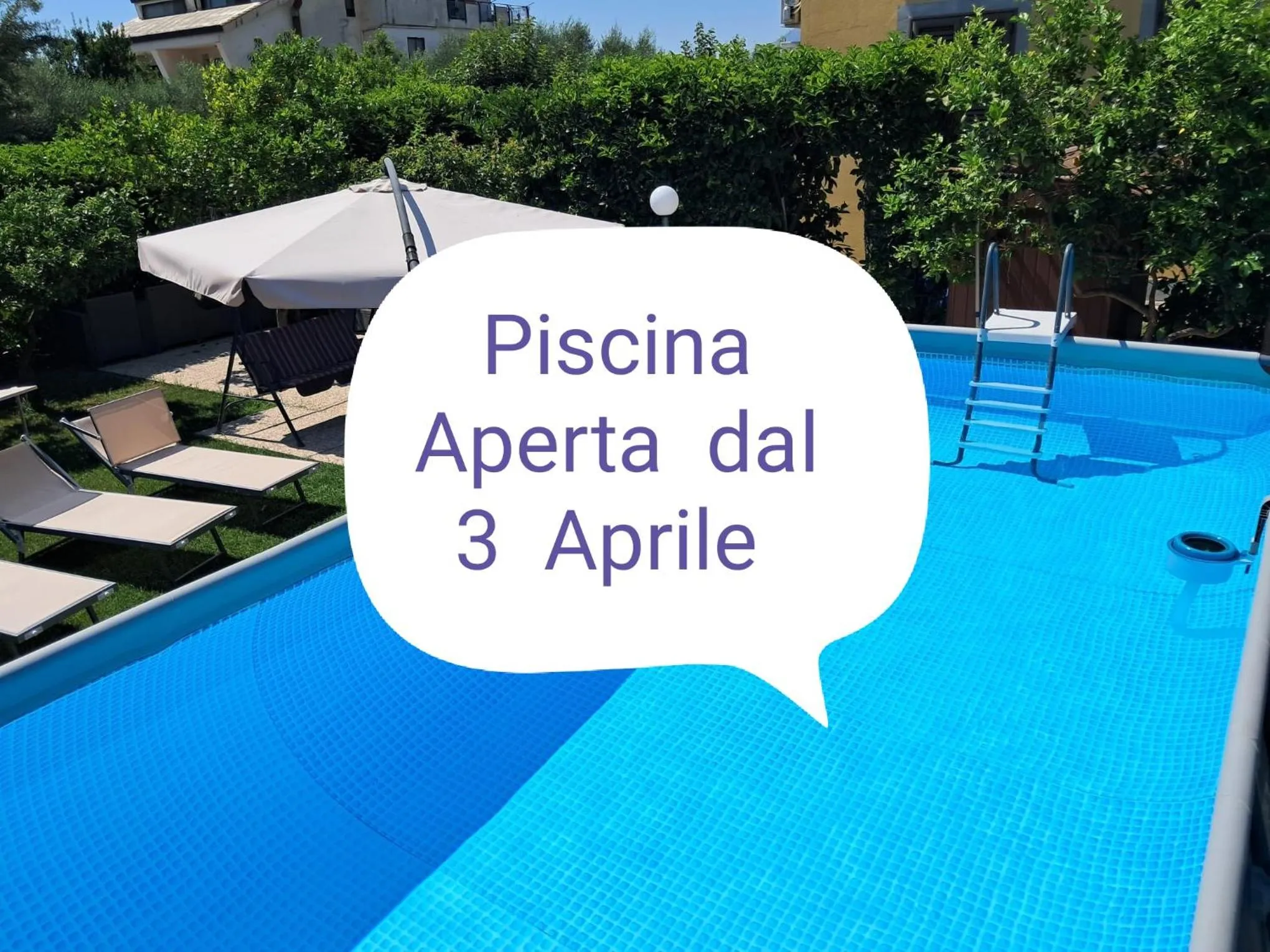 Swimming pool in B&B Villa Rosa