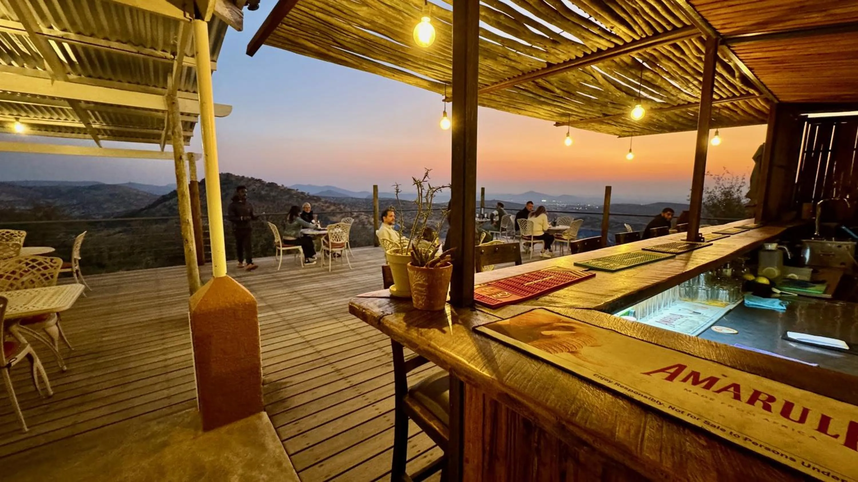 Patio in River Crossing Lodge