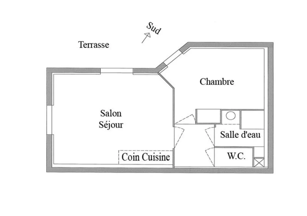 Floor plan in Gîte de La Belle Étoile
