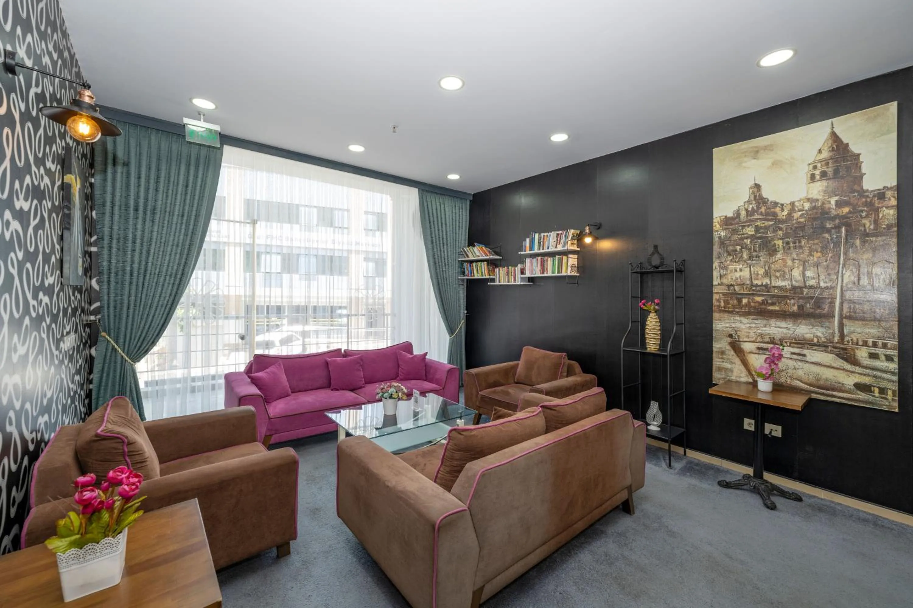 Library in Harmony Hotel Merter & SPA