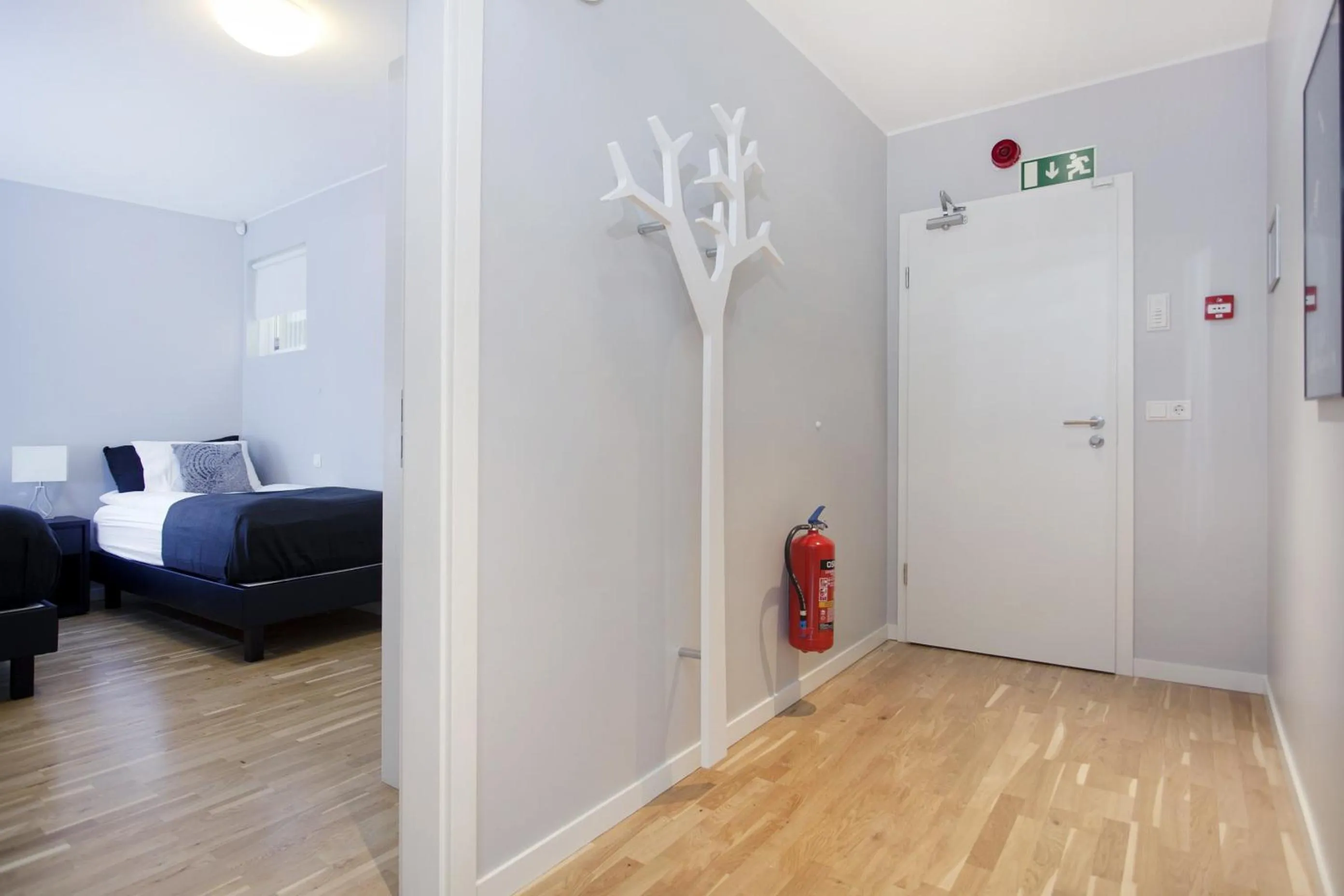 Bedroom in Blue Luxury Apartments
