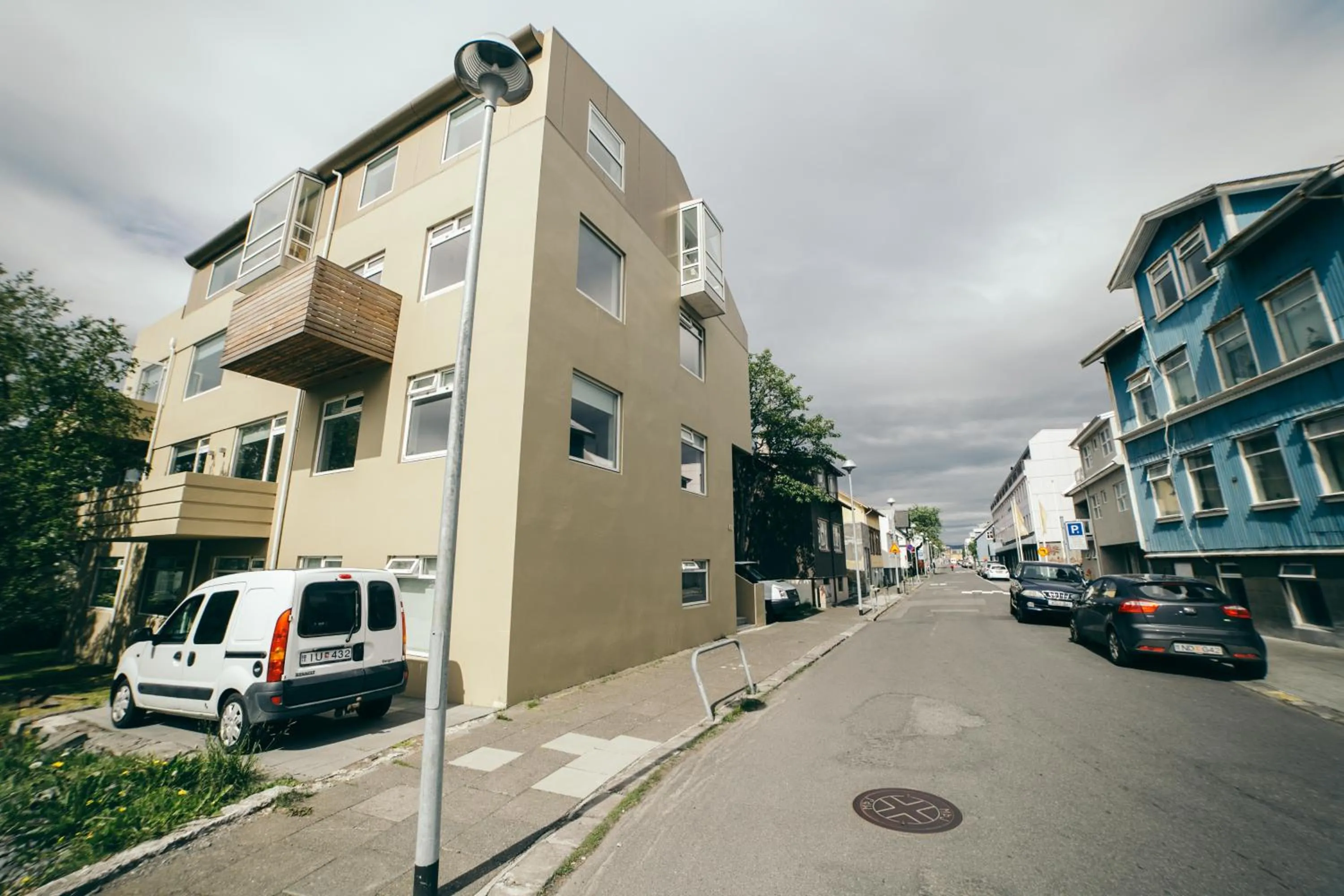 Facade/entrance in Blue Luxury Apartments