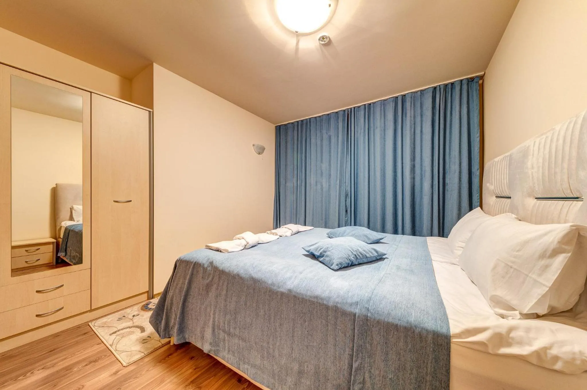 Bed in Grand Resort Pamporovo Apartments