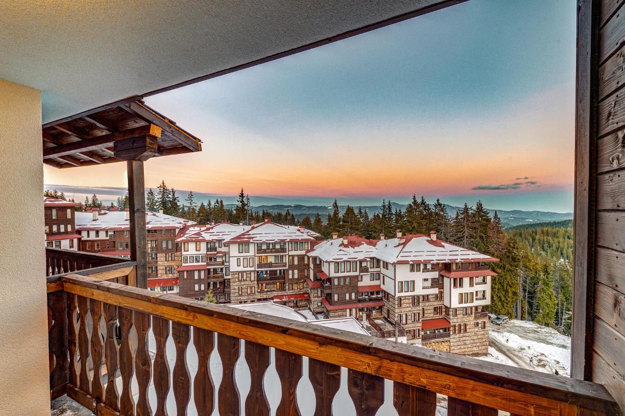 Balcony/Terrace in Grand Resort Pamporovo Apartments
