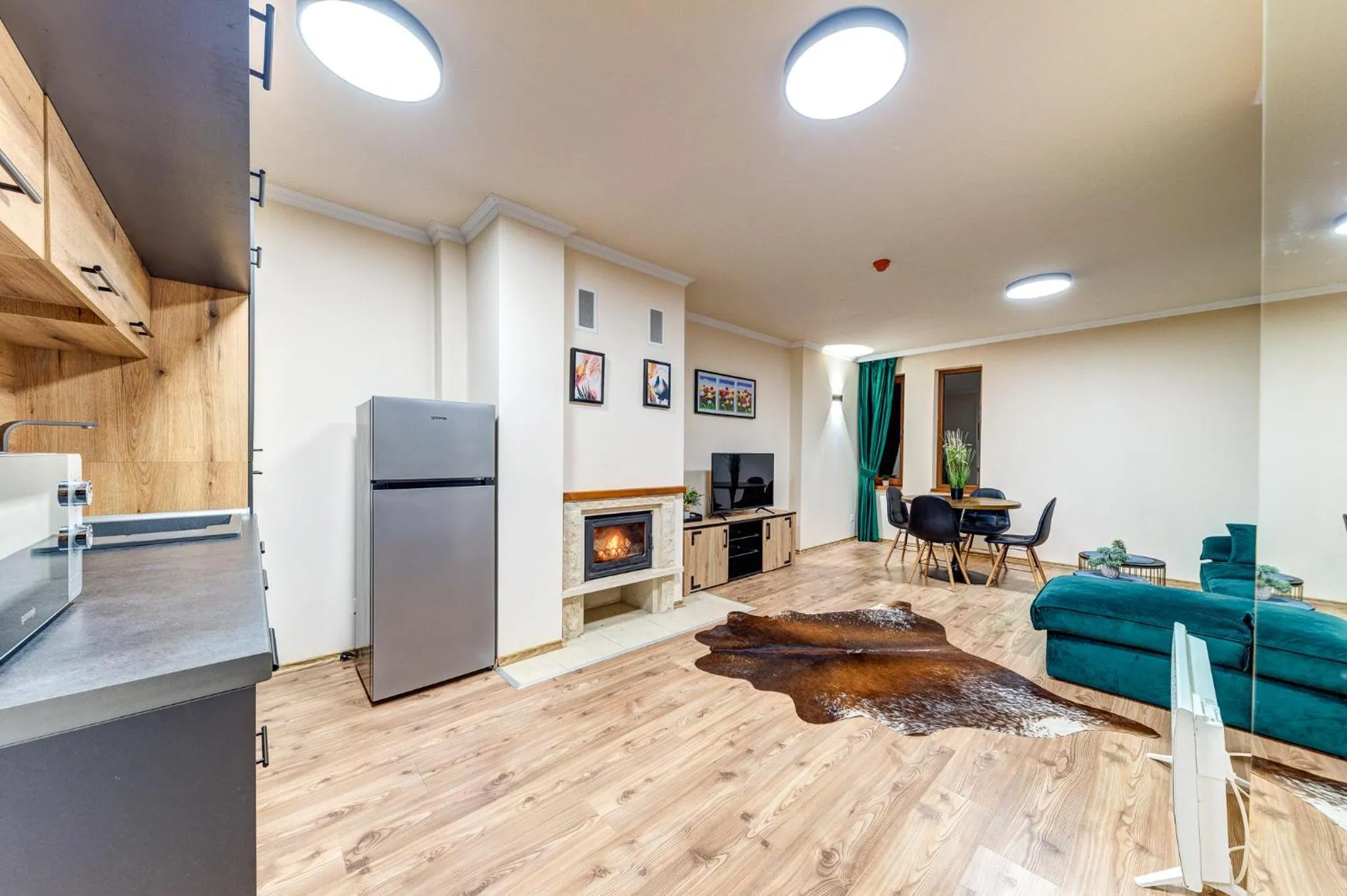 Kitchen or kitchenette in Grand Resort Pamporovo Apartments