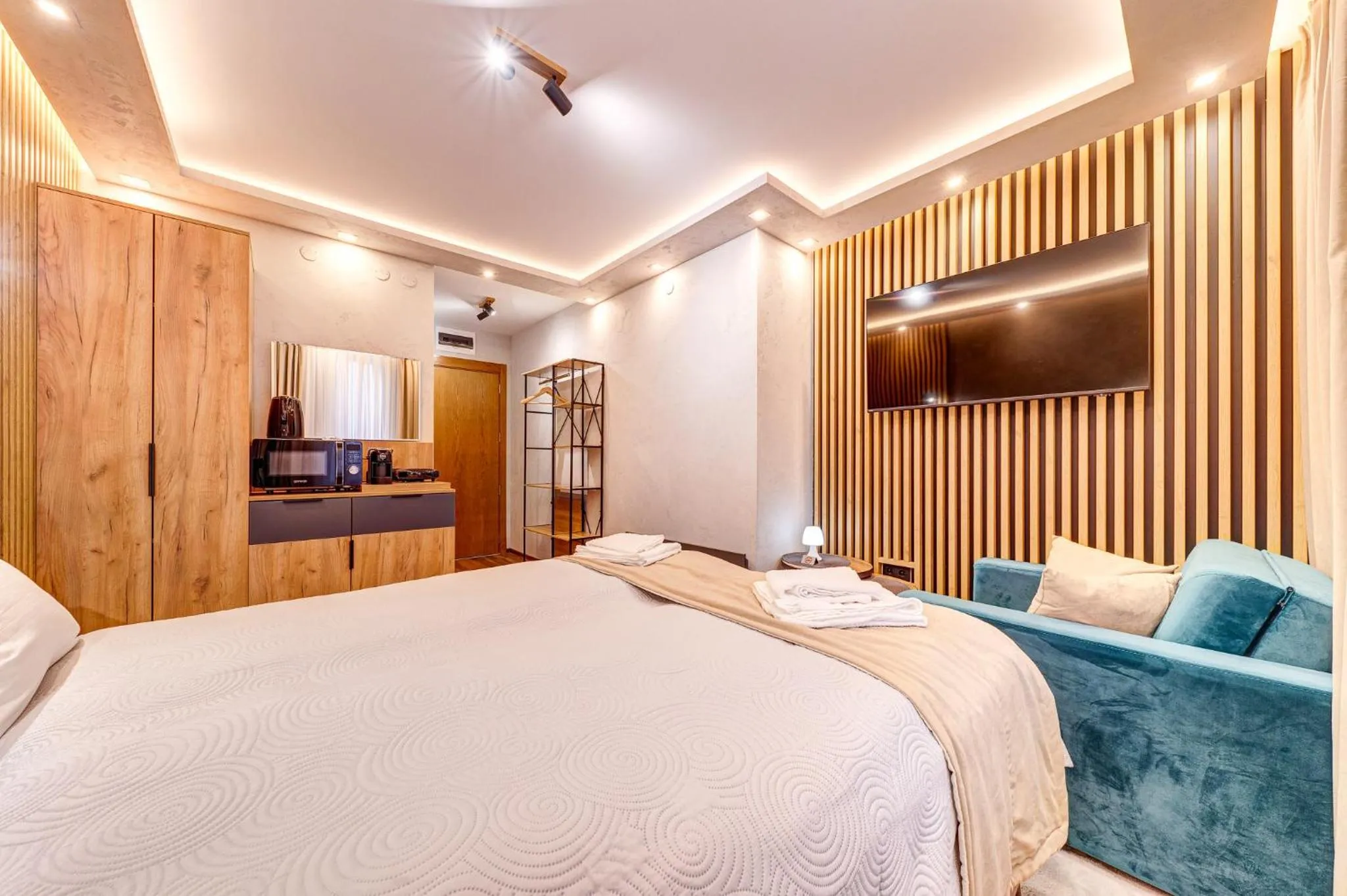 Bed in Grand Resort Pamporovo Apartments