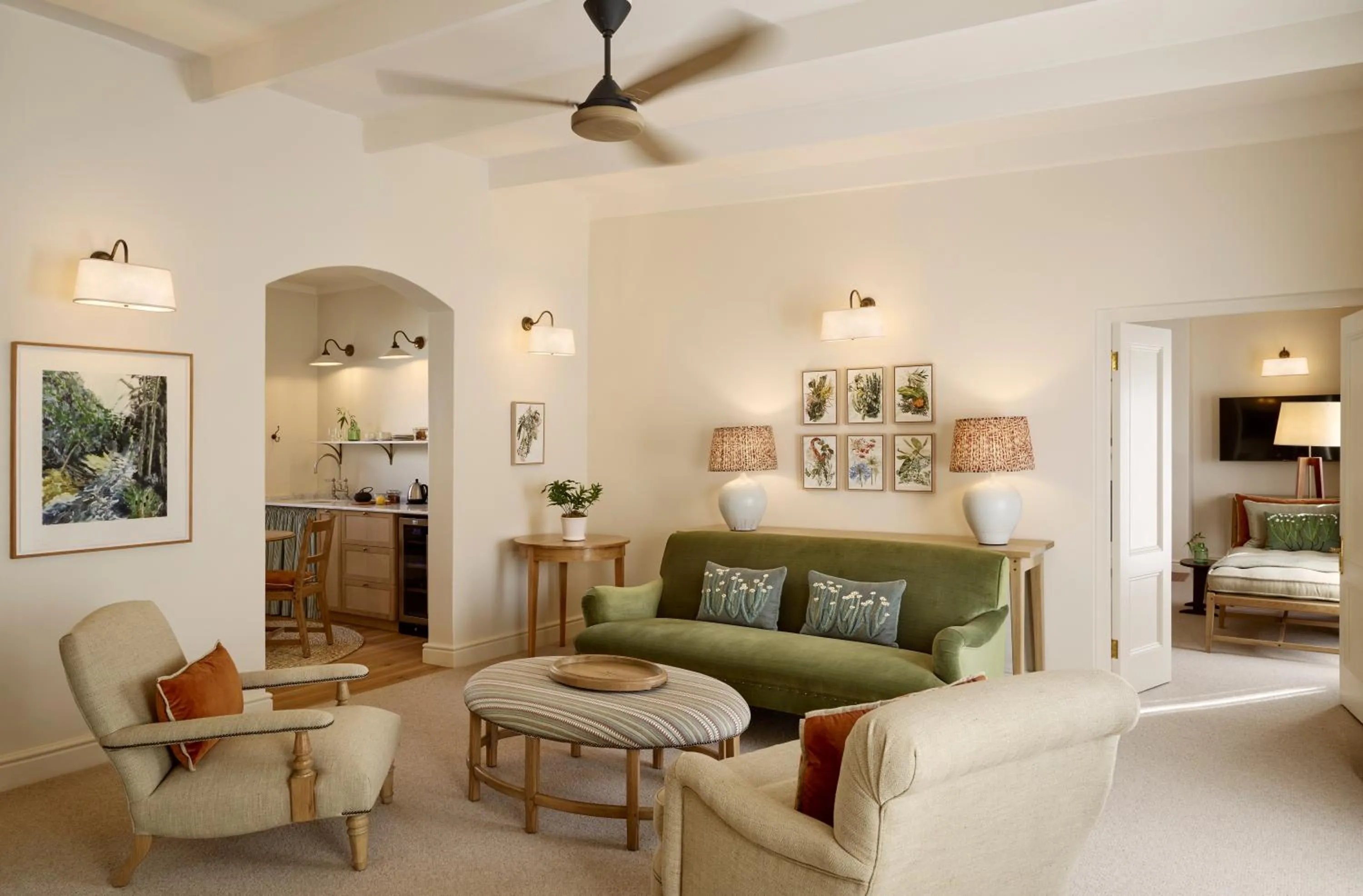 Living room, Bed in Spier Hotel and Wine Farm