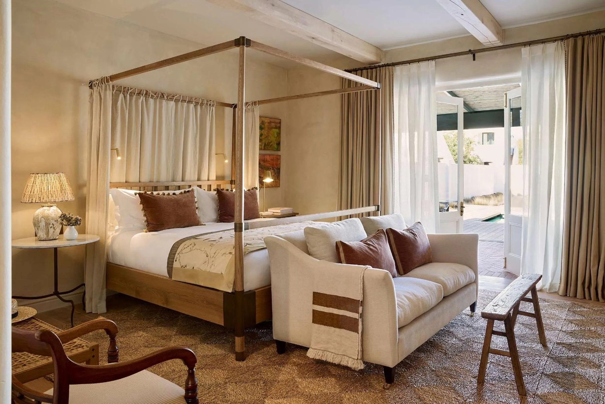 Bed in Spier Hotel and Wine Farm