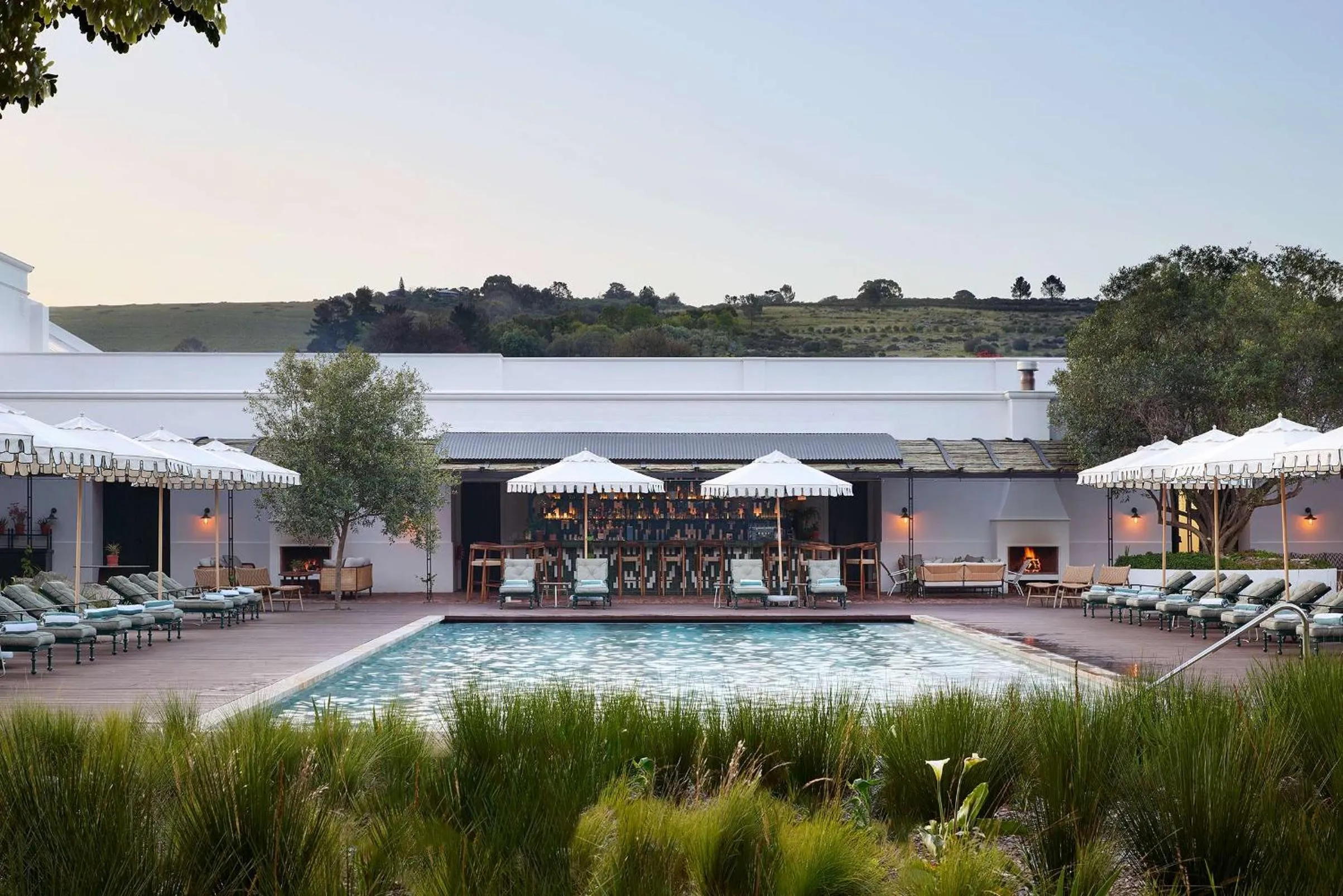 Swimming pool in Spier Hotel and Wine Farm
