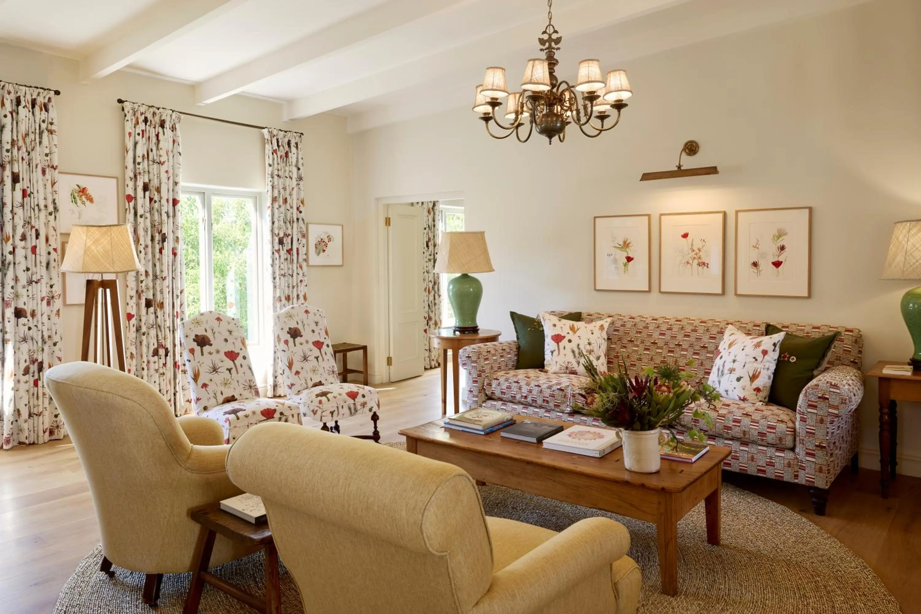 Living room in Spier Hotel and Wine Farm