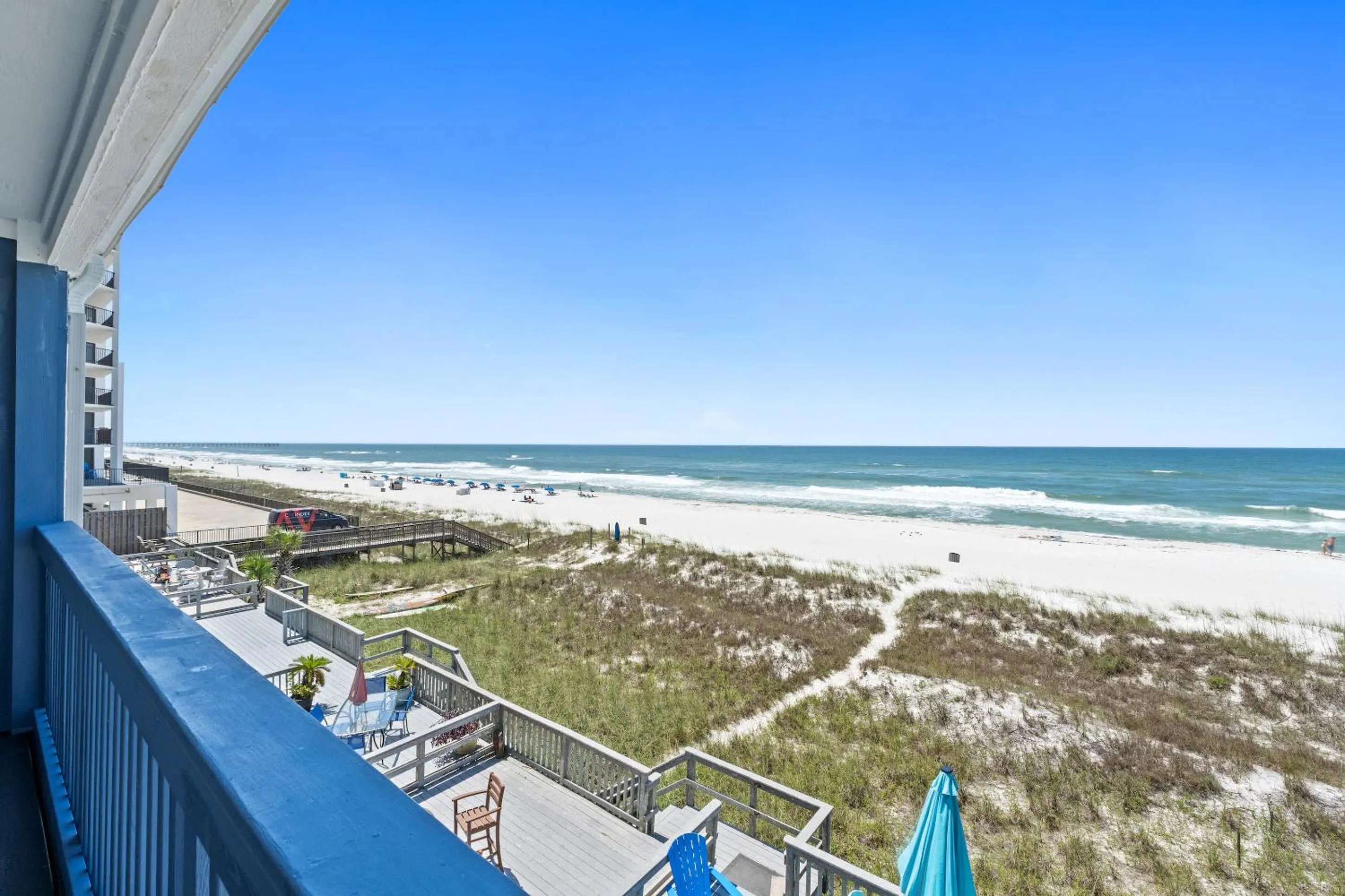 Natural landscape in Premier Townhomes by Panhandle Getaways