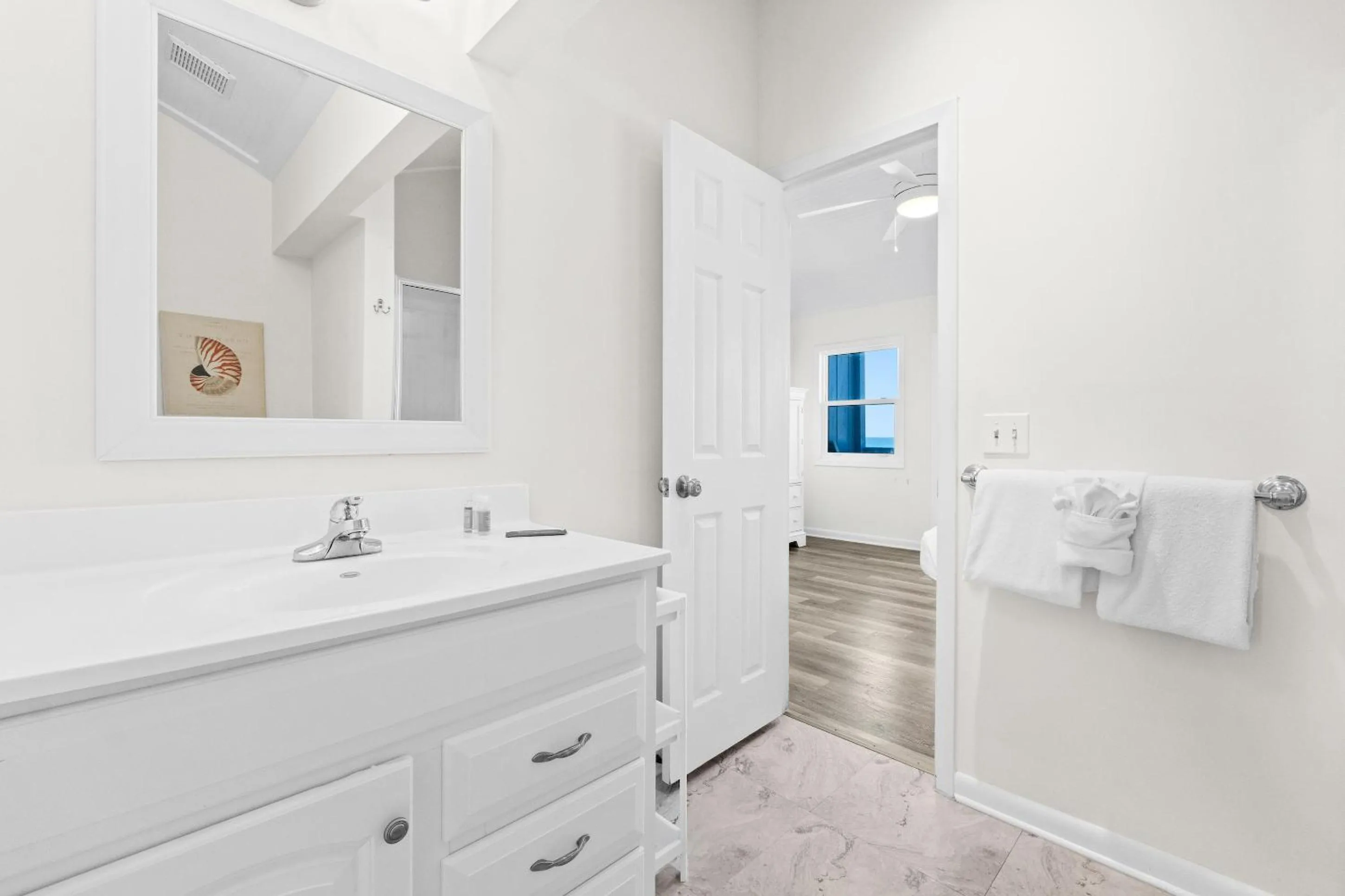Bathroom in Premier Townhomes by Panhandle Getaways