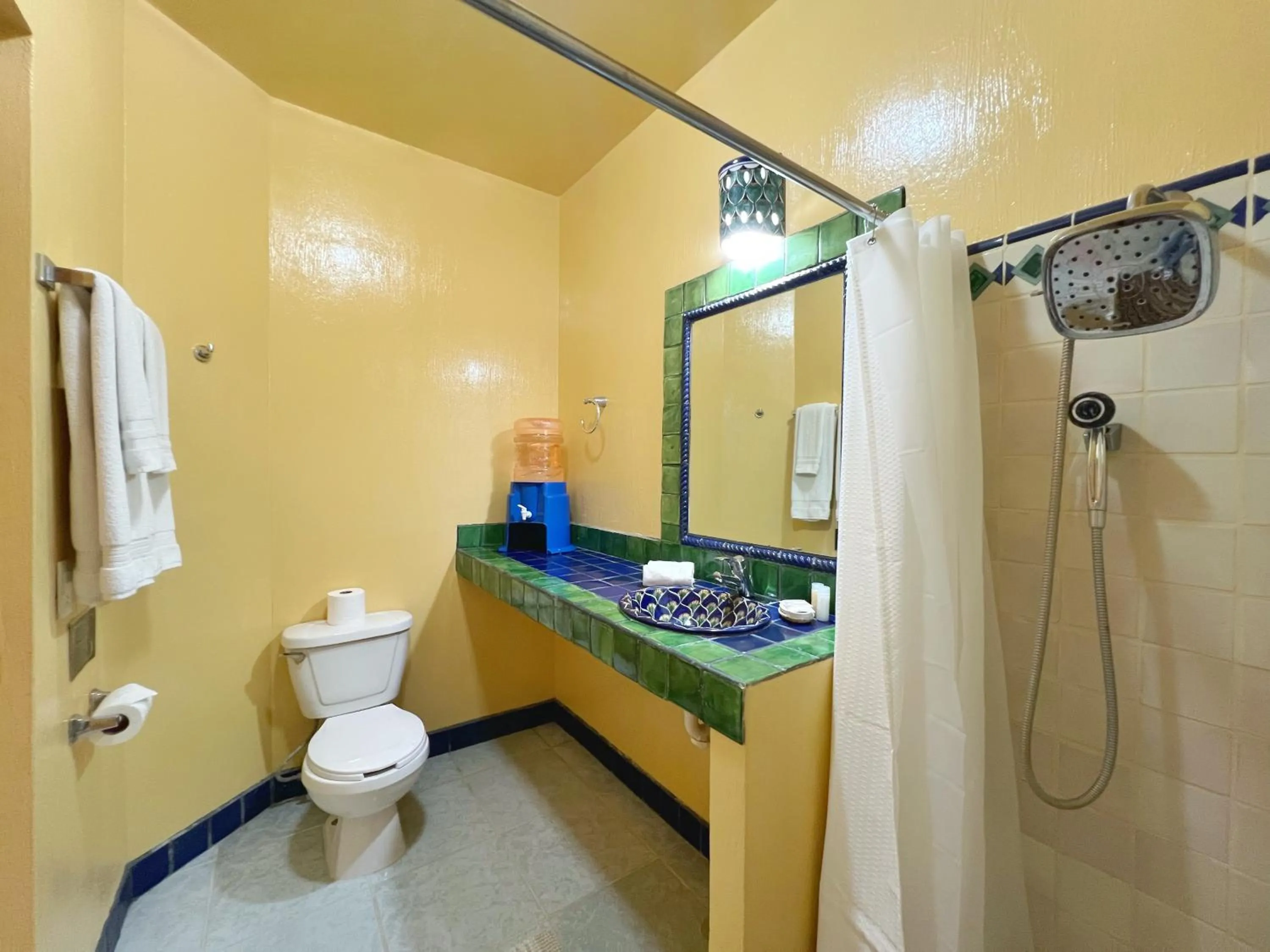 Shower in Estrellita's Bed & Breakfast